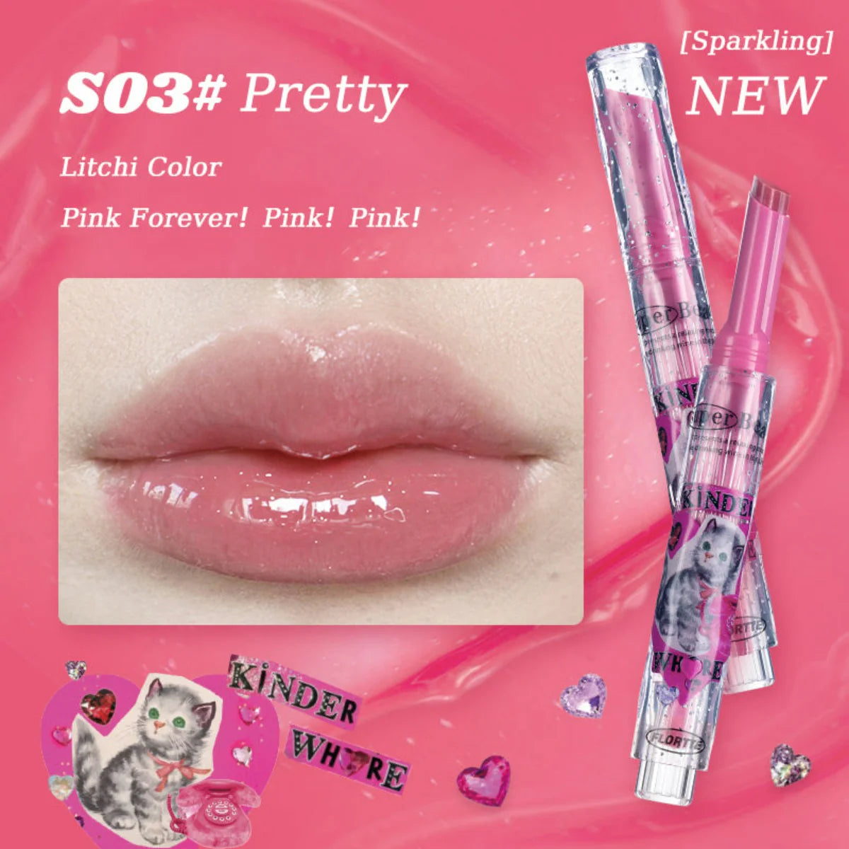 JELLY HEART ~ FLORTTE // LIPSTICK