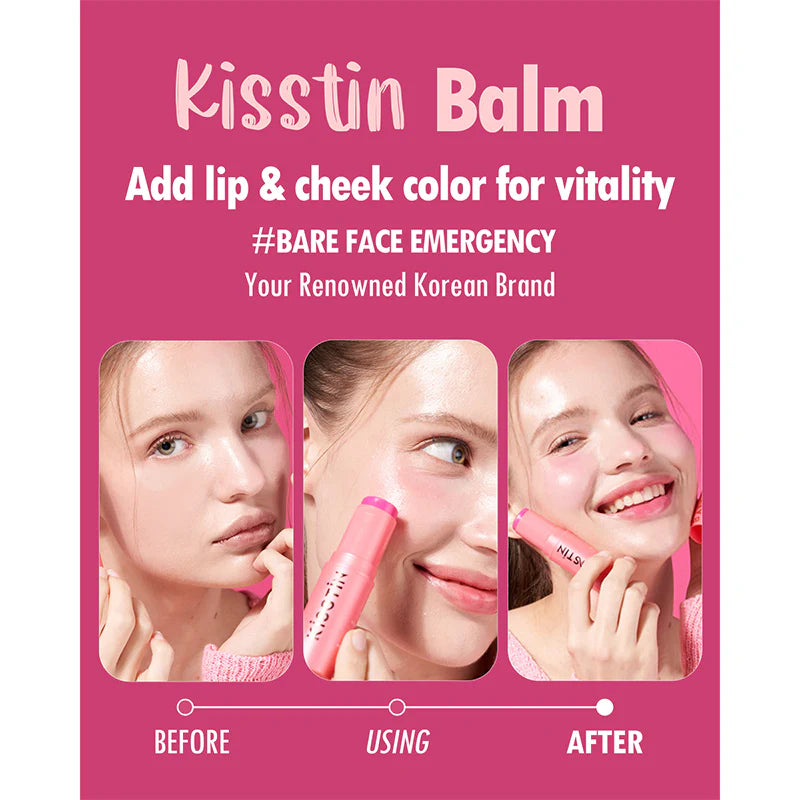 KISSTIN BALM STICK ~ KAHI // PINK