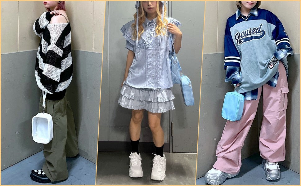 MULTI-WAY STUFFED POUCH ★ ITA BAG // WEGO