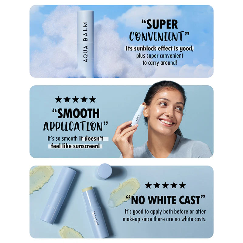 AQUA BALM STICK ~ KAHI // SWIFT & MOIST SUN SHIELD