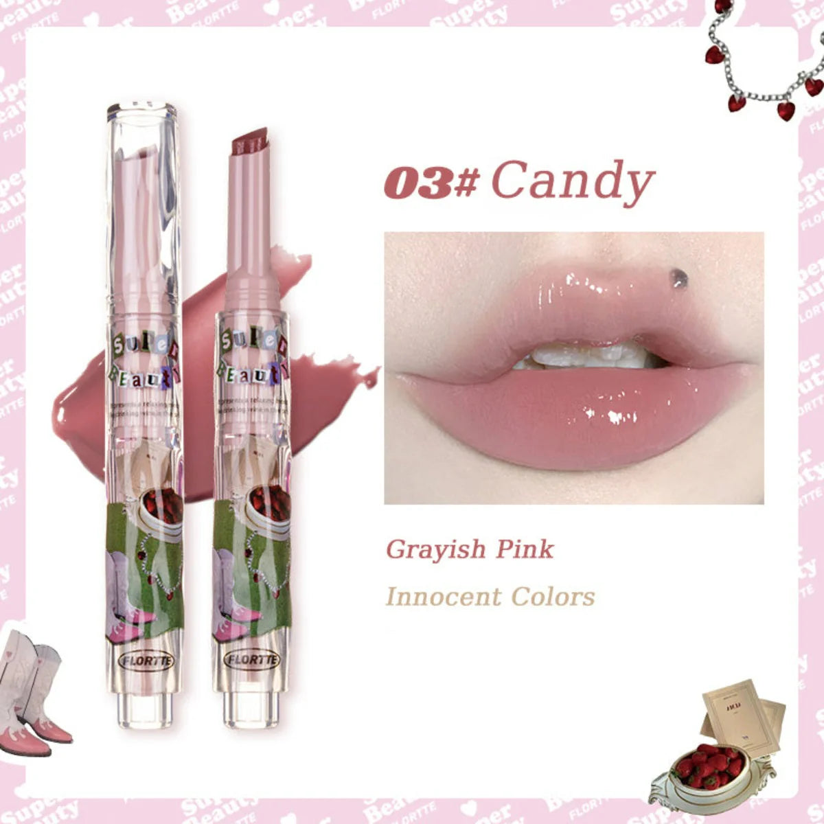 JELLY HEART ~ FLORTTE // LIPSTICK