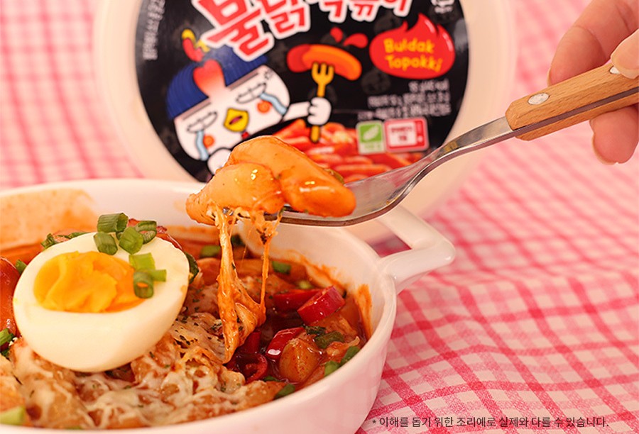 BULDAK ORIGINAL SPICY CHICKEN ★ STIR-FRIED NOODLES, GLASS NOODLES, TTOEKBOKKI & SAUCE // SAMYANG