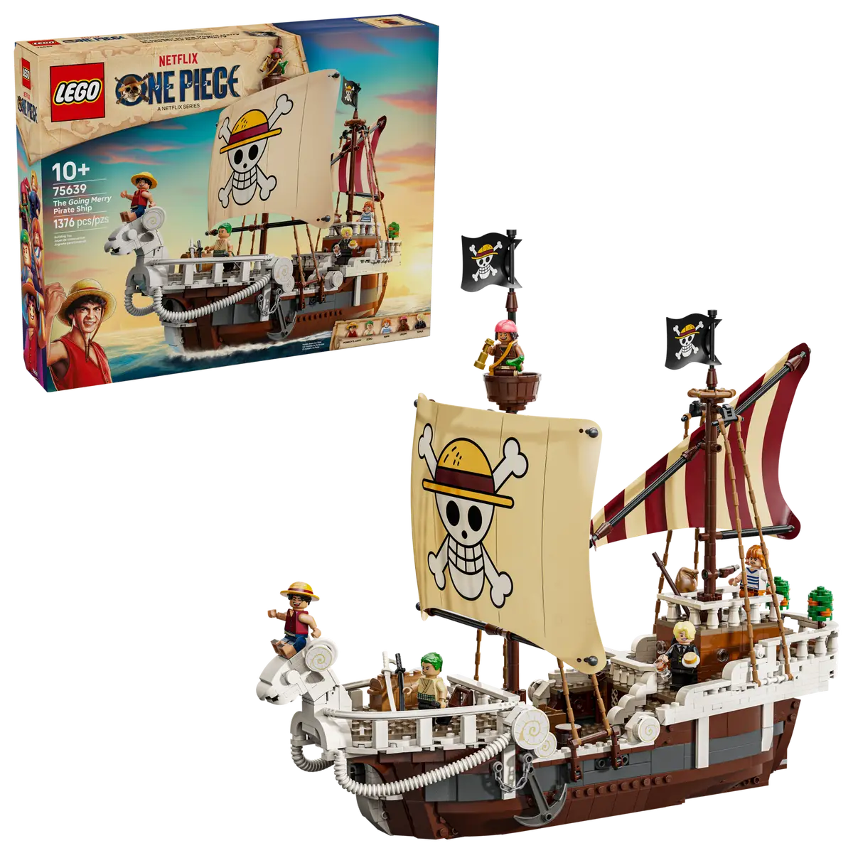 GOING MERRY: THE PIRATE SHIP ~ ONE PIECE X LEGOS // BUILD KIT