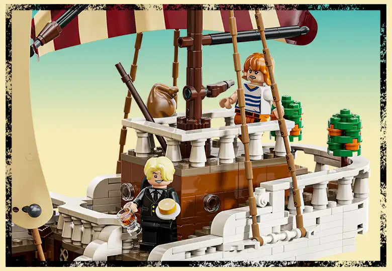 GOING MERRY: THE PIRATE SHIP ~ ONE PIECE X LEGOS // BUILD KIT