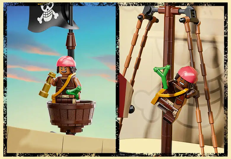 GOING MERRY: THE PIRATE SHIP ~ ONE PIECE X LEGOS // BUILD KIT
