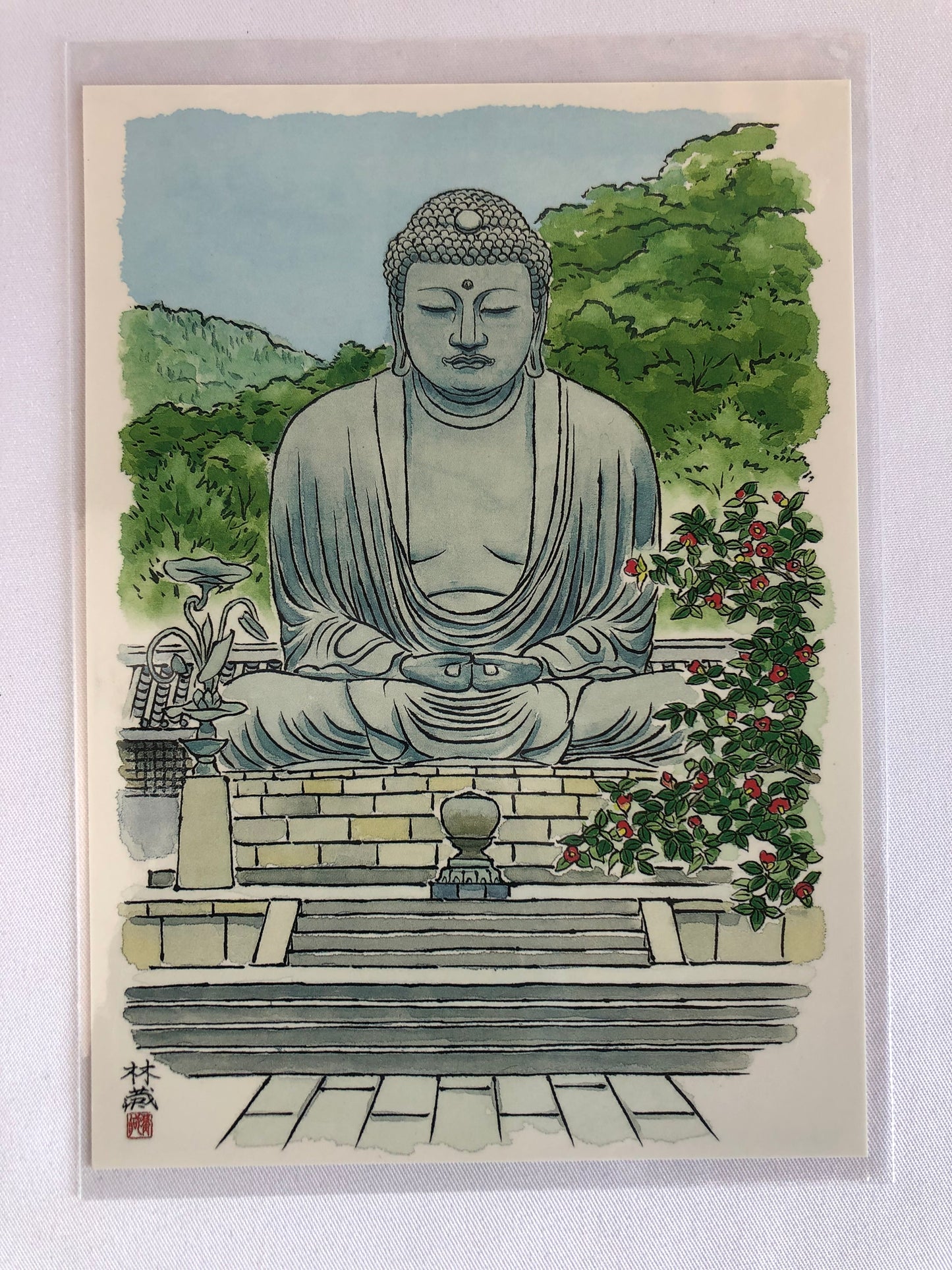 KAMAKURA DAIBUTSU ★ POSTCARDS ★ ILLUSTRATION STYLE