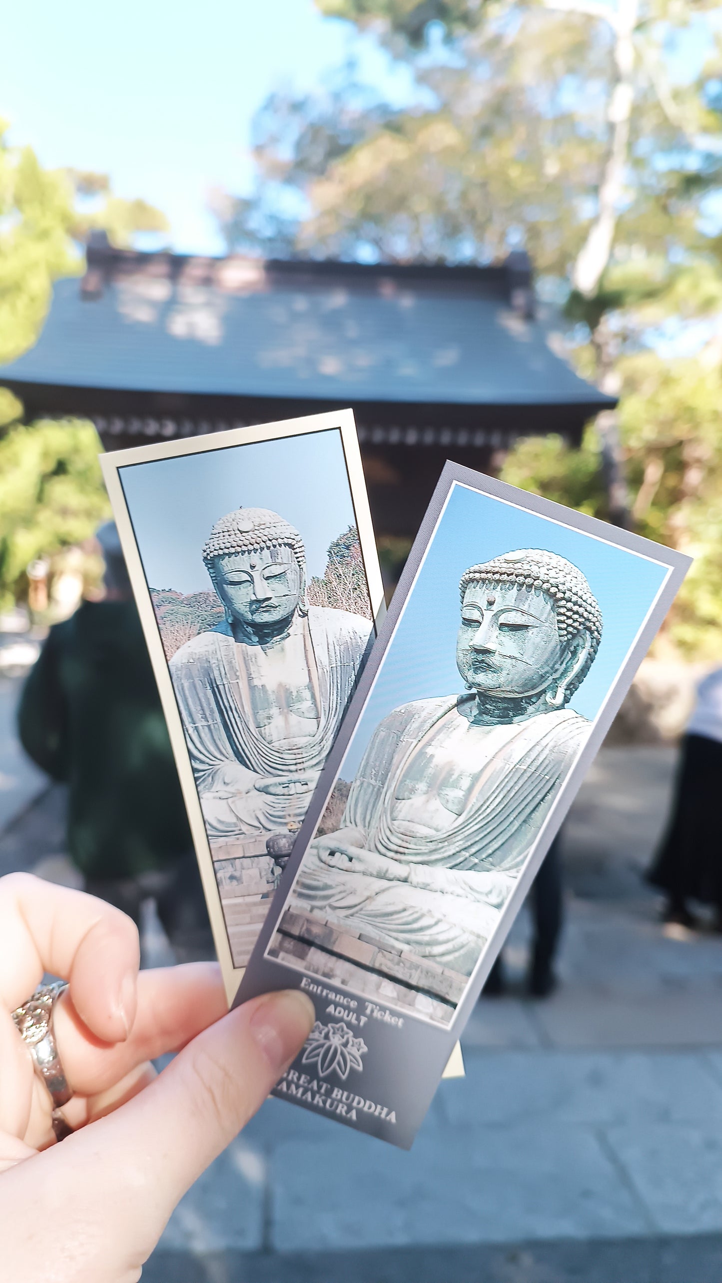 GREAT BUDDHA OF KAMAKURA ~ KOTOKU-IN TEMPLE // USED ENTRANCE TICKETS SET