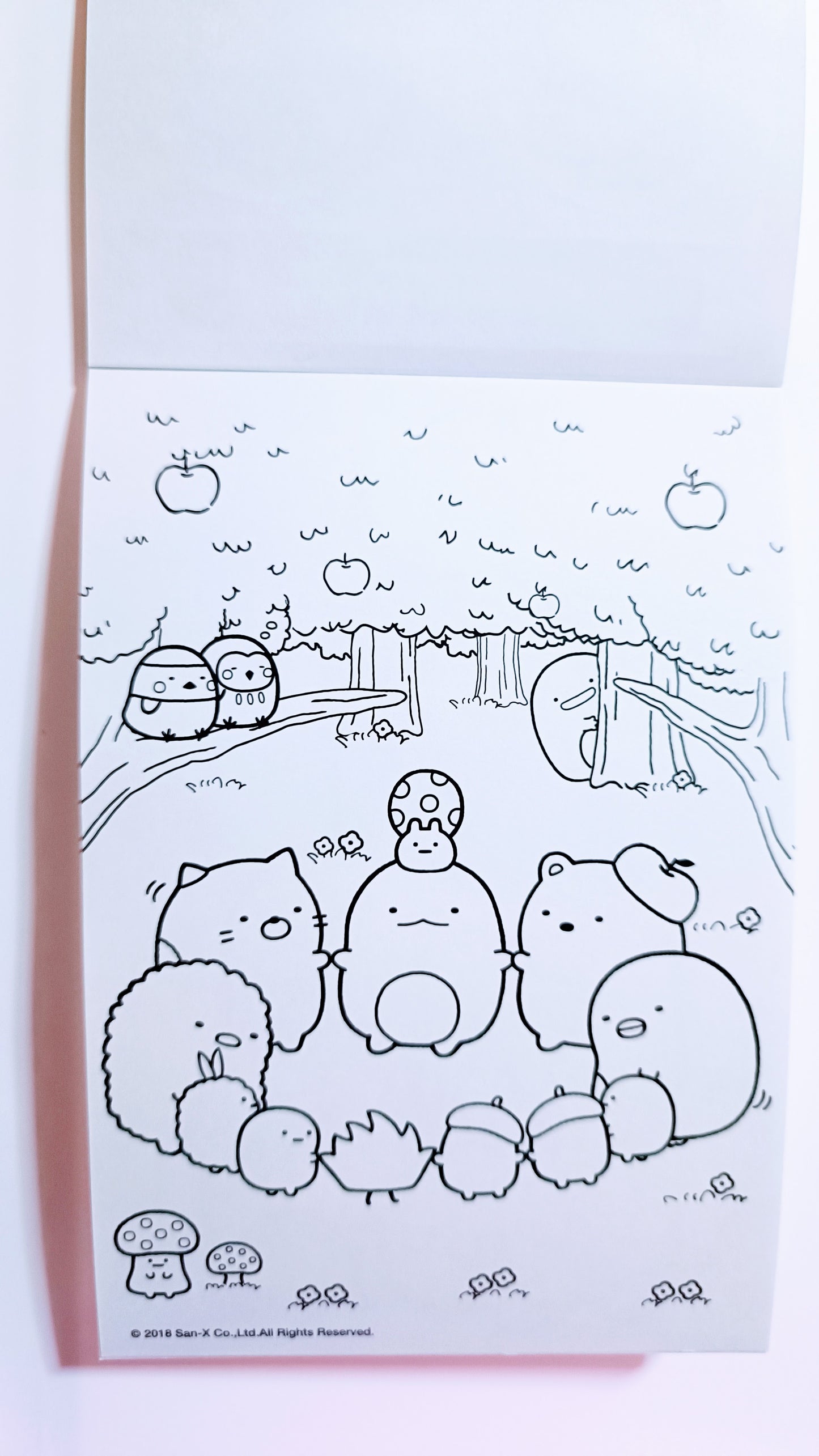 SUMIKKO GURASHI ~ SAN-X // COLORING BOOK W/ STICKERS