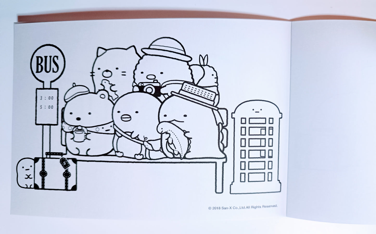SUMIKKO GURASHI ~ SAN-X // COLORING BOOK W/ STICKERS