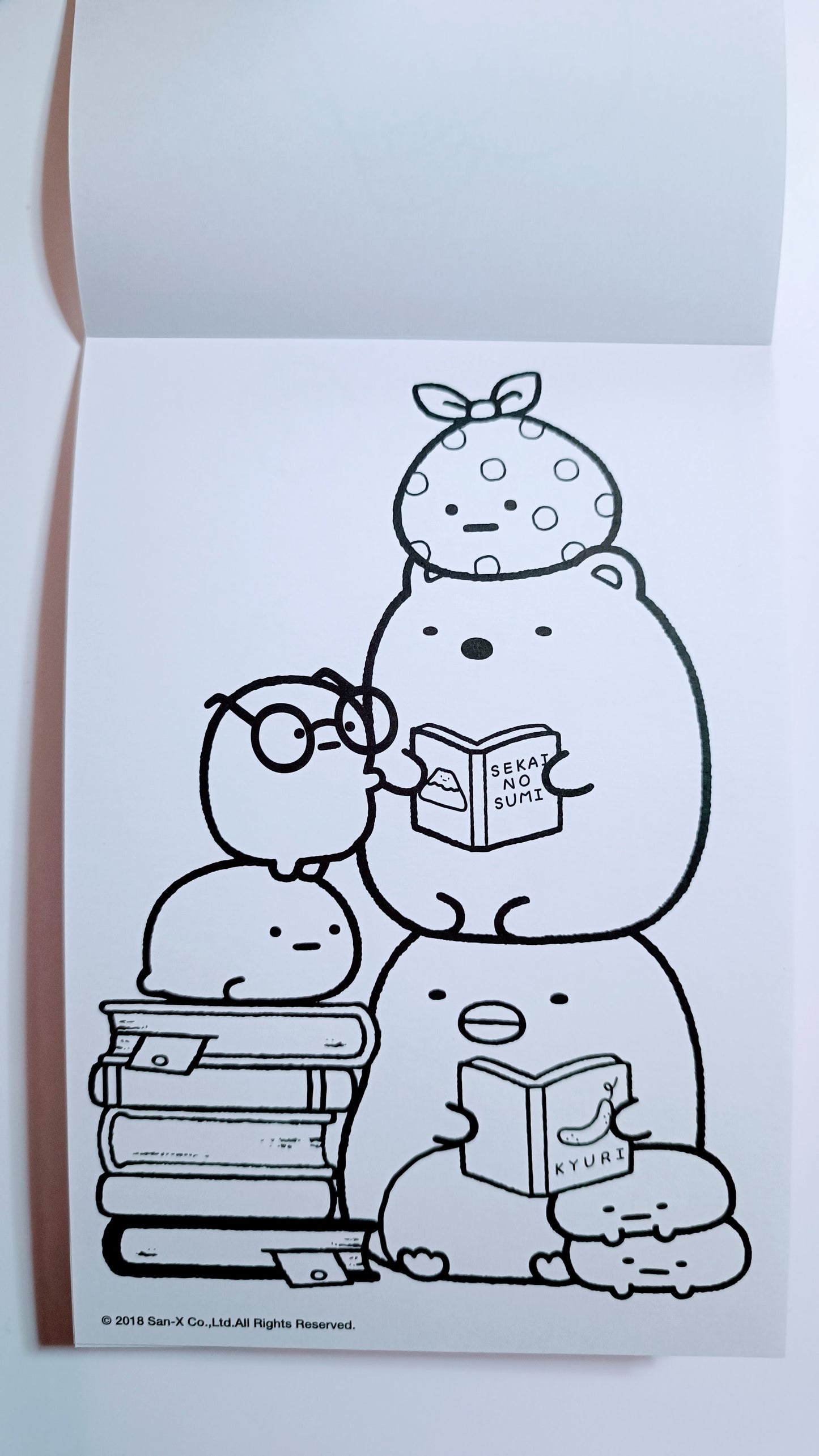 SUMIKKO GURASHI ~ SAN-X // COLORING BOOK W/ STICKERS