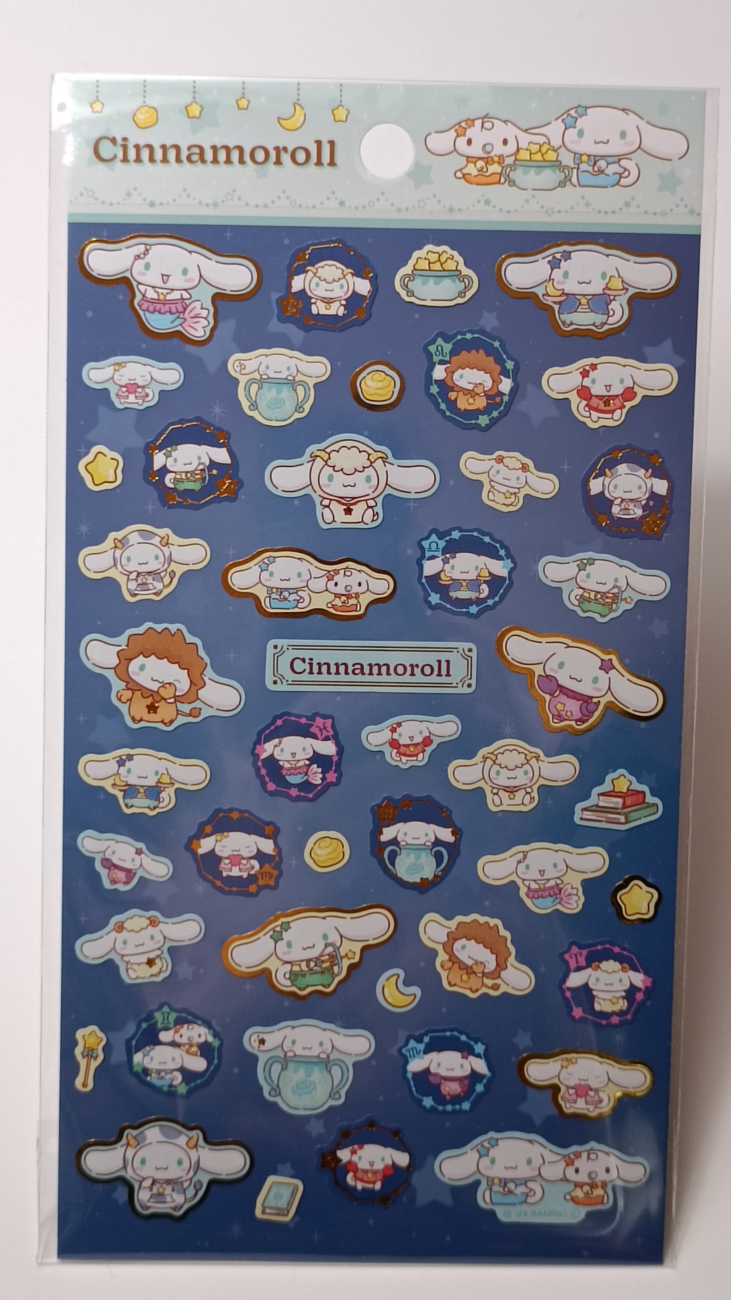 CINNAMOROLL NIGHT SKY ~ SANRIO // STICKERS SHEET