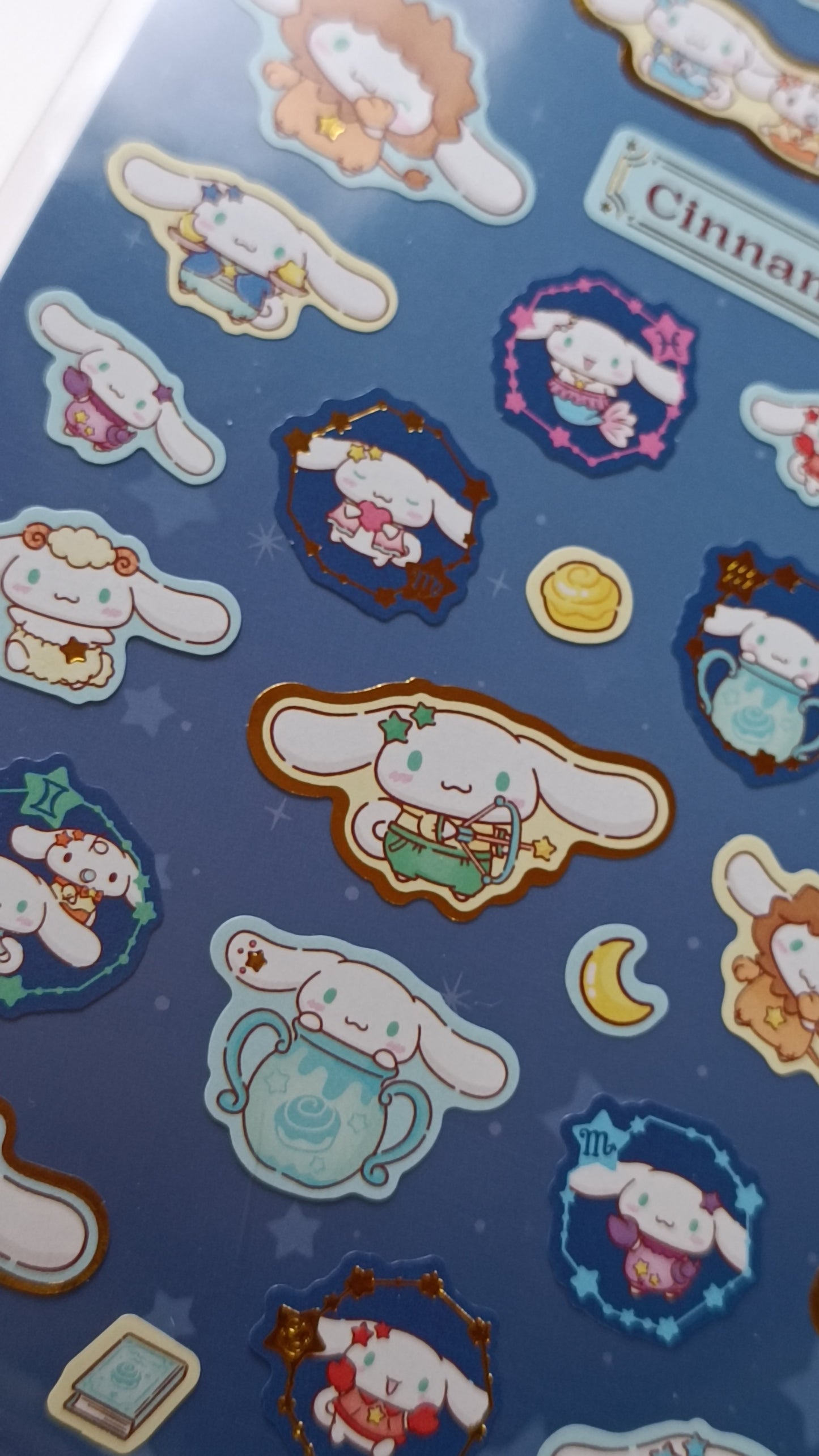 CINNAMOROLL NIGHT SKY ~ SANRIO // STICKERS SHEET