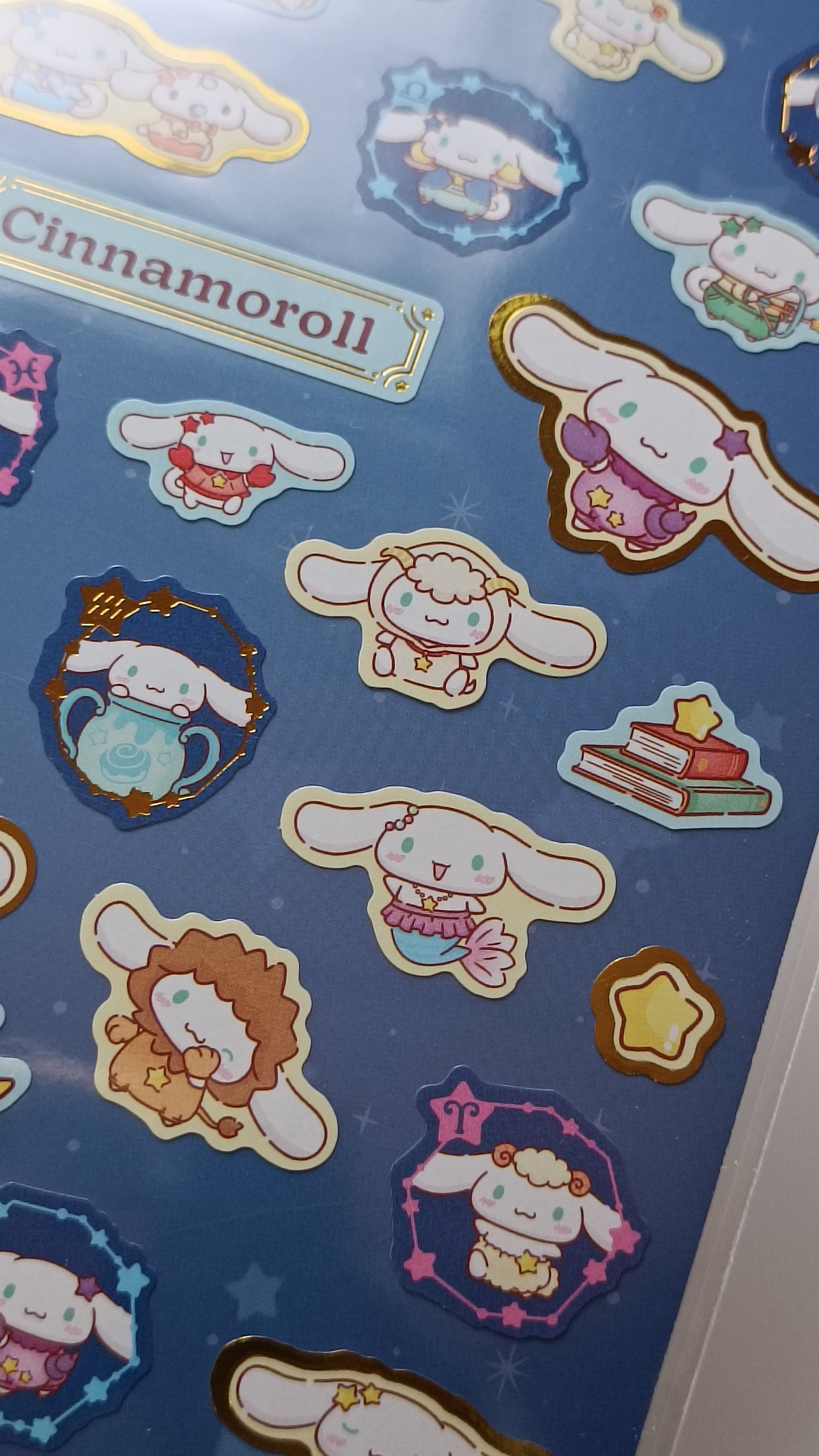 CINNAMOROLL NIGHT SKY ~ SANRIO // STICKERS SHEET