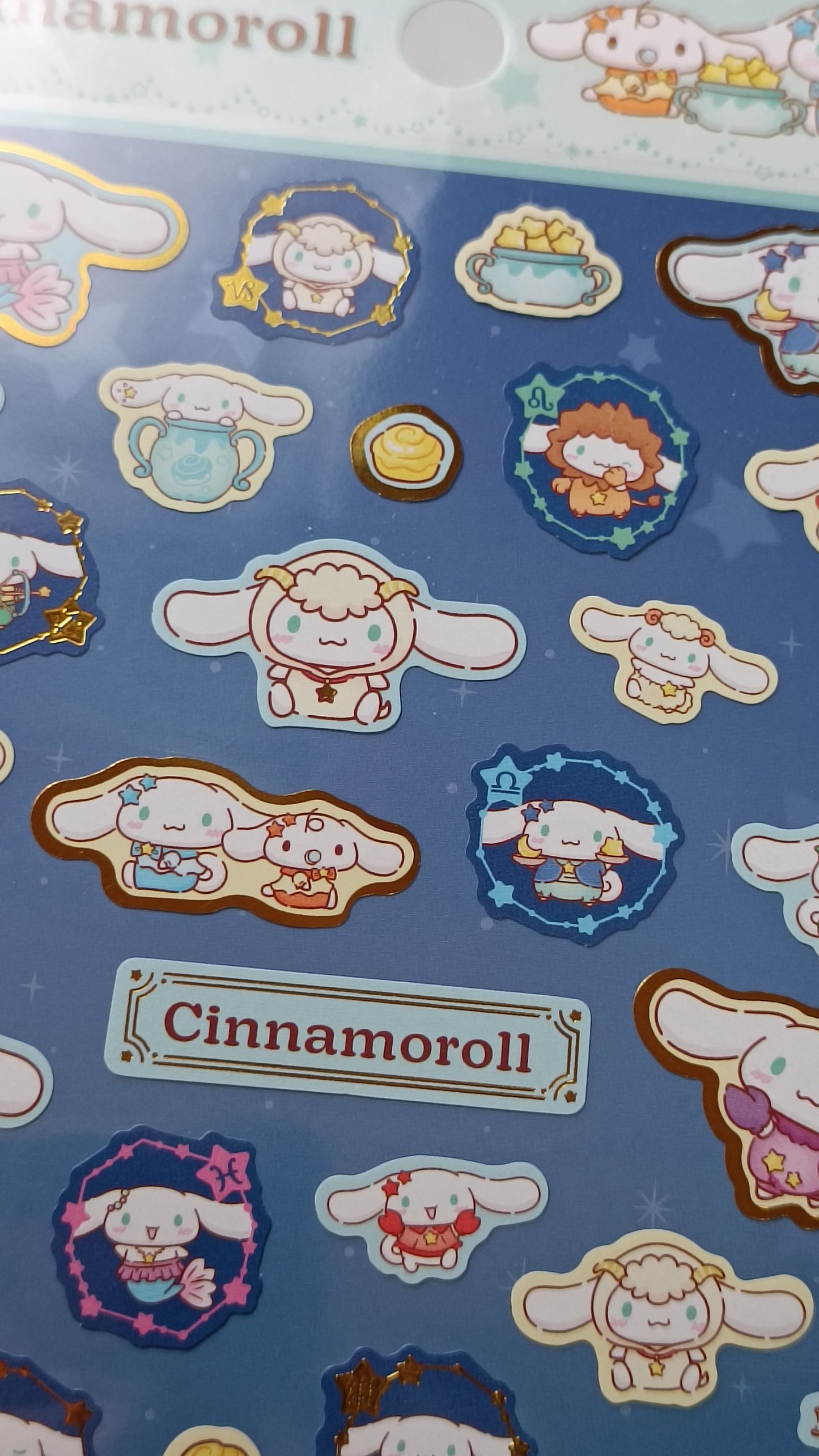 CINNAMOROLL NIGHT SKY ~ SANRIO // STICKERS SHEET