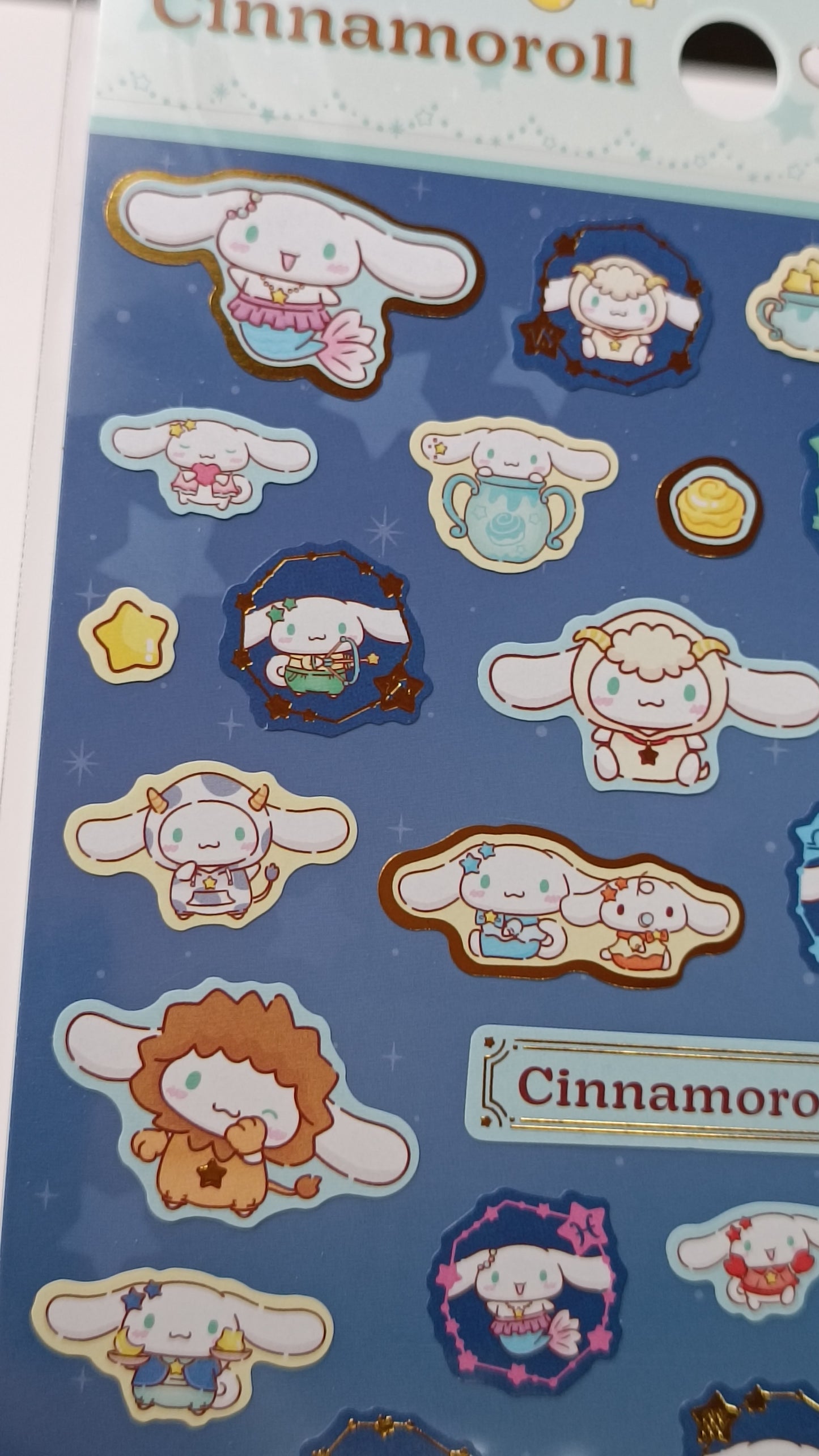 CINNAMOROLL NIGHT SKY ~ SANRIO // STICKERS SHEET