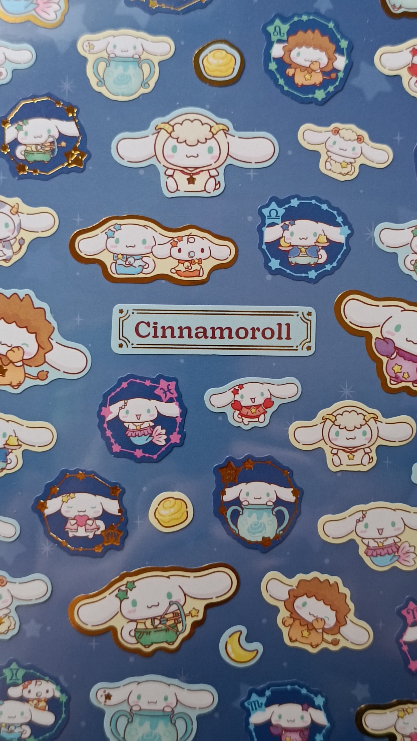 CINNAMOROLL NIGHT SKY ~ SANRIO // STICKERS SHEET