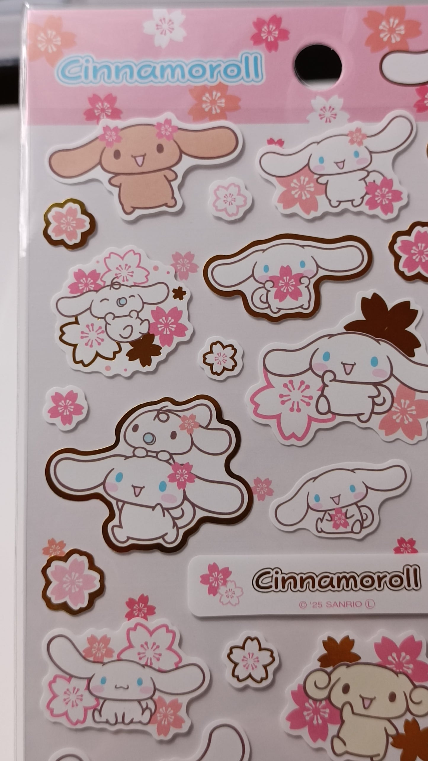 CINNAMOROLL SAKURA ~ SANRIO // STICKERS SHEET