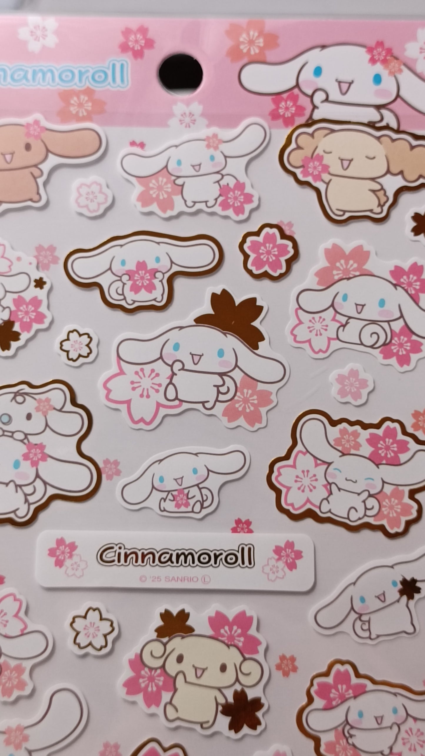 CINNAMOROLL SAKURA ~ SANRIO // STICKERS SHEET