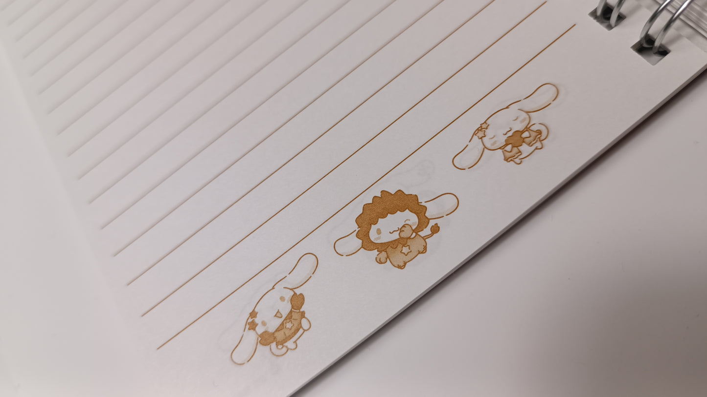 CINNAMOROLL NIGHT SKY ~ SANRIO // A6 NOTEBOOK