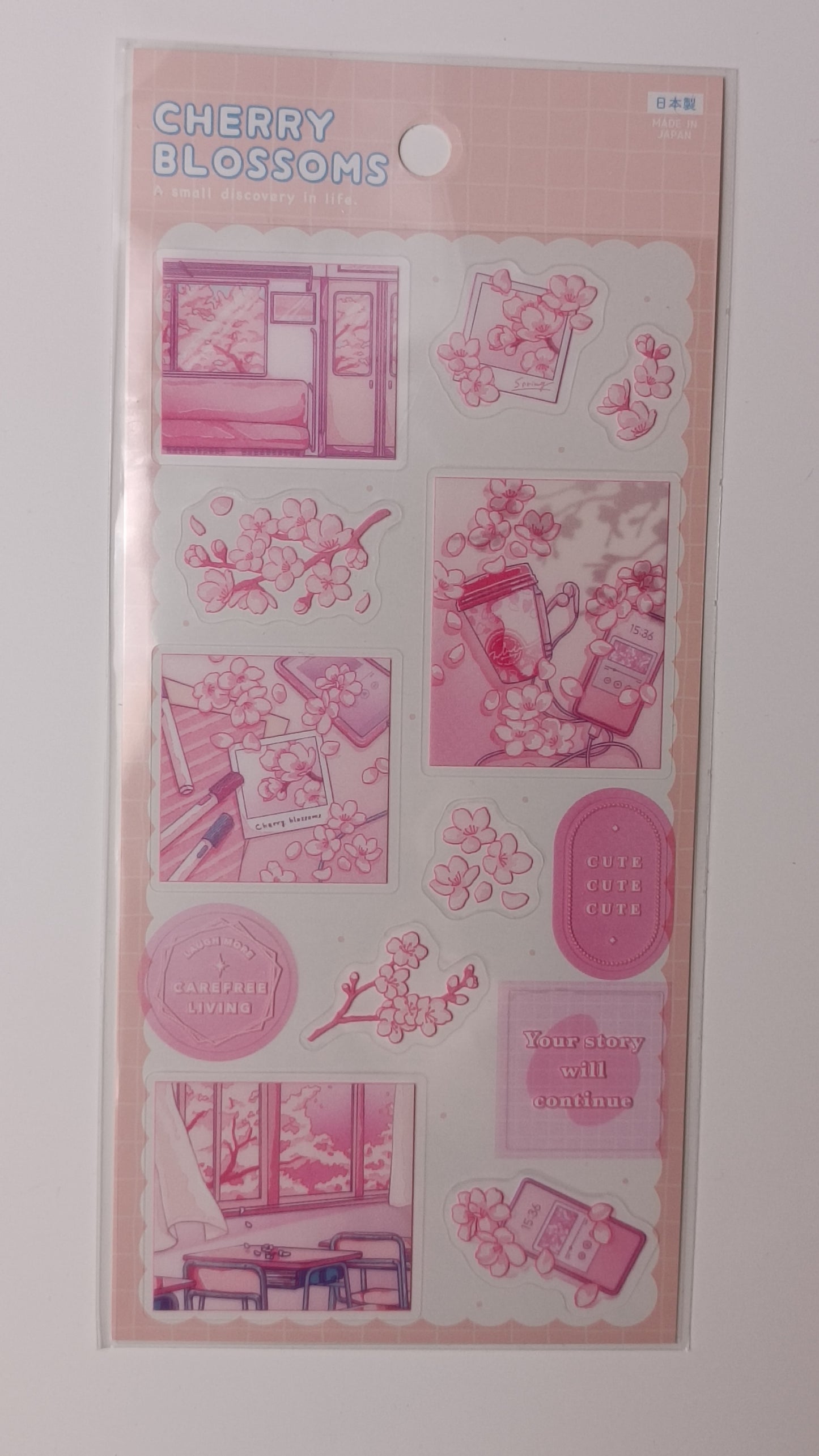 CHERRY BLOSSOMS ~ SYNAPSE // STICKERS SHEETS
