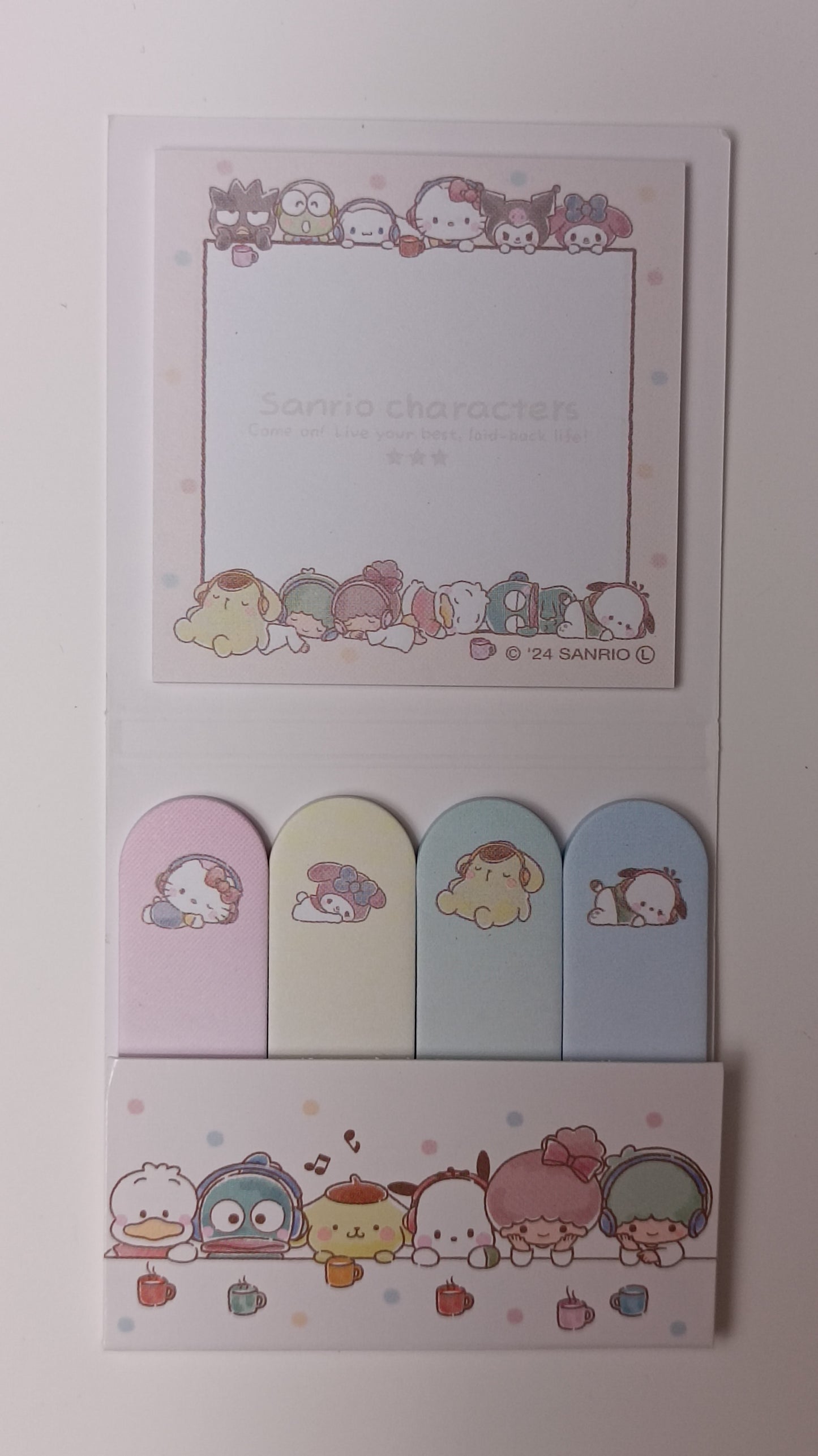 SANRIO CHARACTERS ~ SANRIO // INDEX STICKY NOTES & MEMO PAD SET
