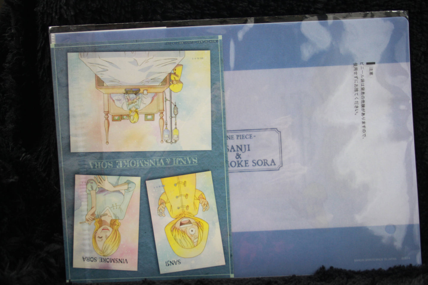 SANJI & SORA ~ ONE PIECE // CLEAR FILE + STICKERS