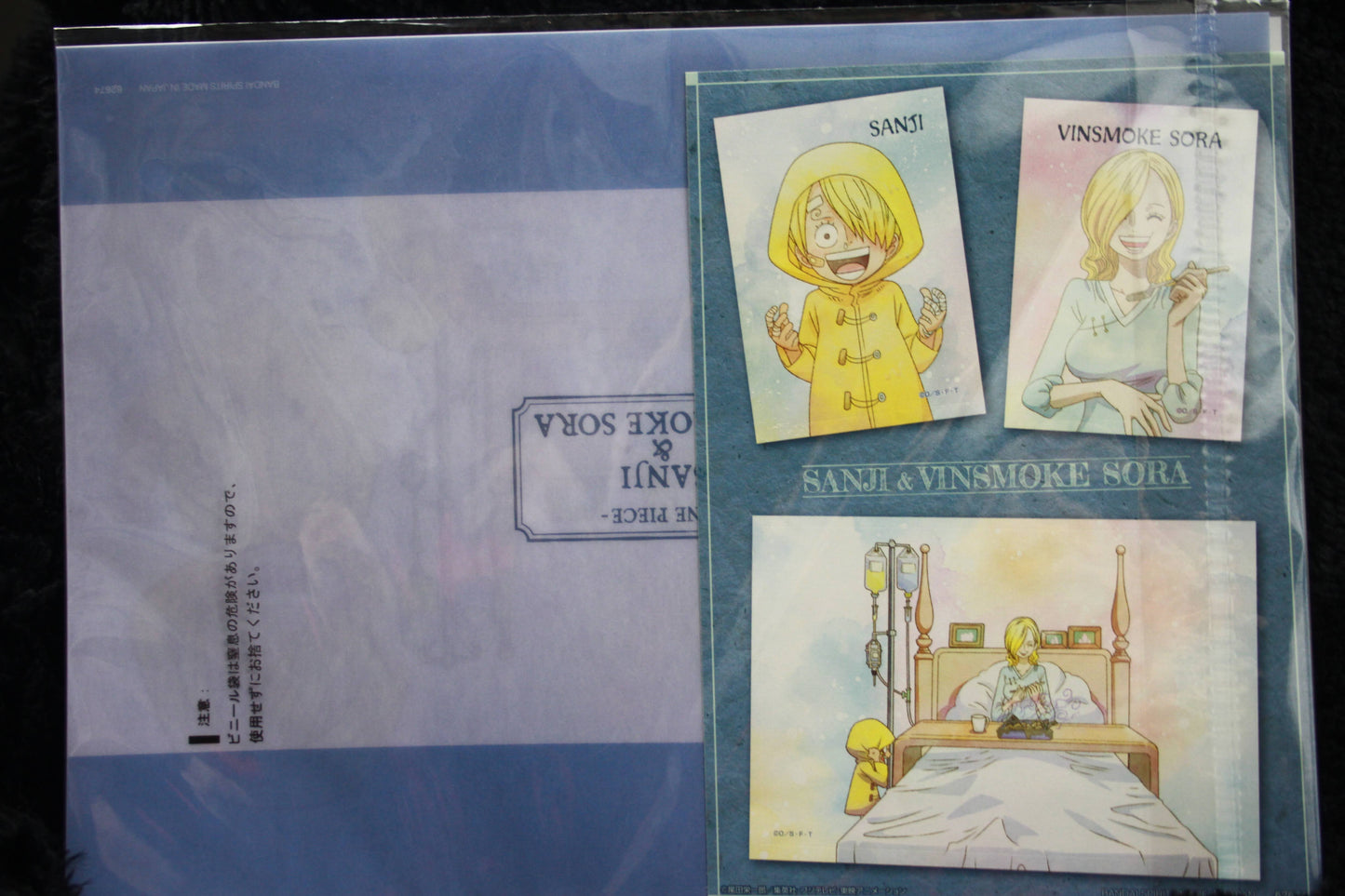SANJI & SORA ~ ONE PIECE // CLEAR FILE + STICKERS