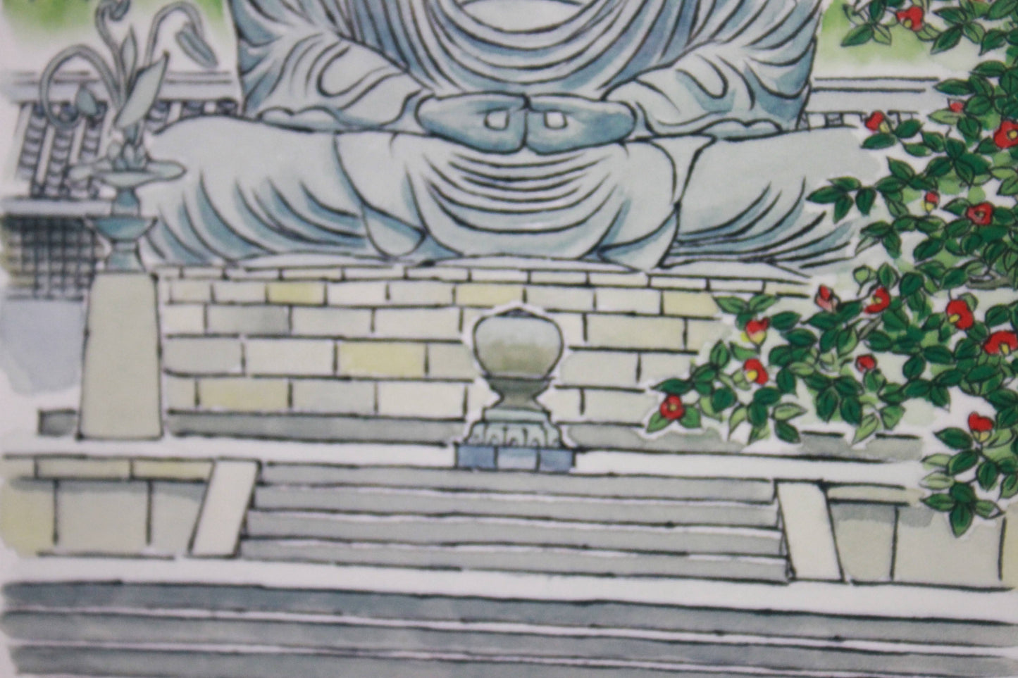 KAMAKURA DAIBUTSU ★ POSTCARDS ★ ILLUSTRATION STYLE
