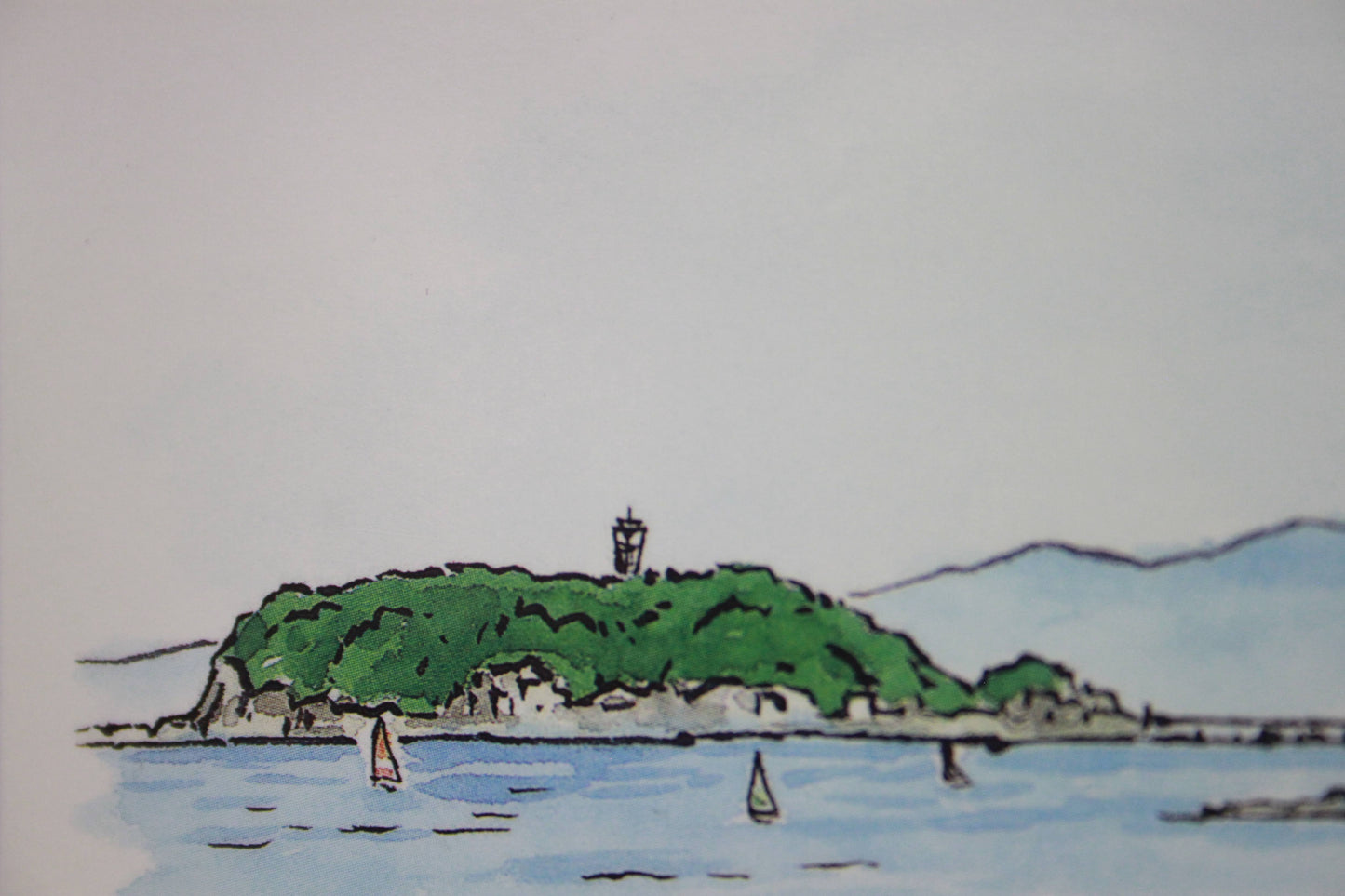 KAMAKURA & FUJISAWA // POSTCARDS ILLUSTRATION STYLE