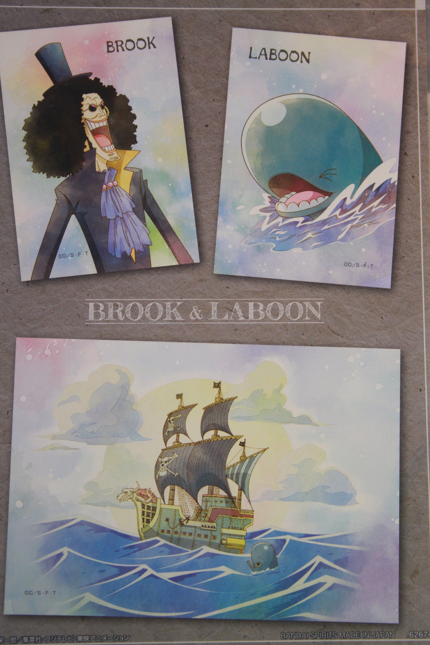BROOK & LABOON ~ ONE PIECE // CLEAR FILE + STICKERS