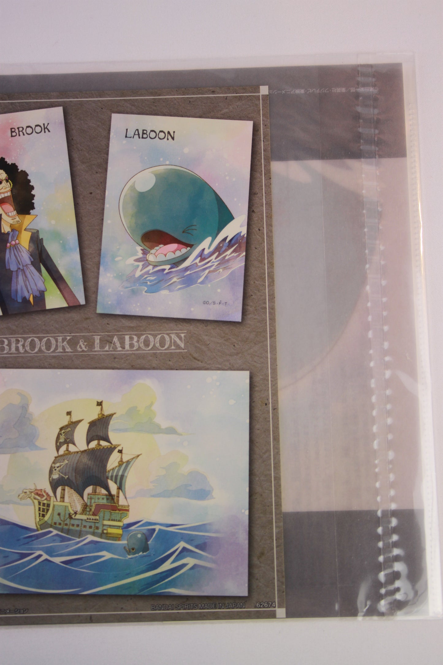BROOK & LABOON ~ ONE PIECE // CLEAR FILE + STICKERS
