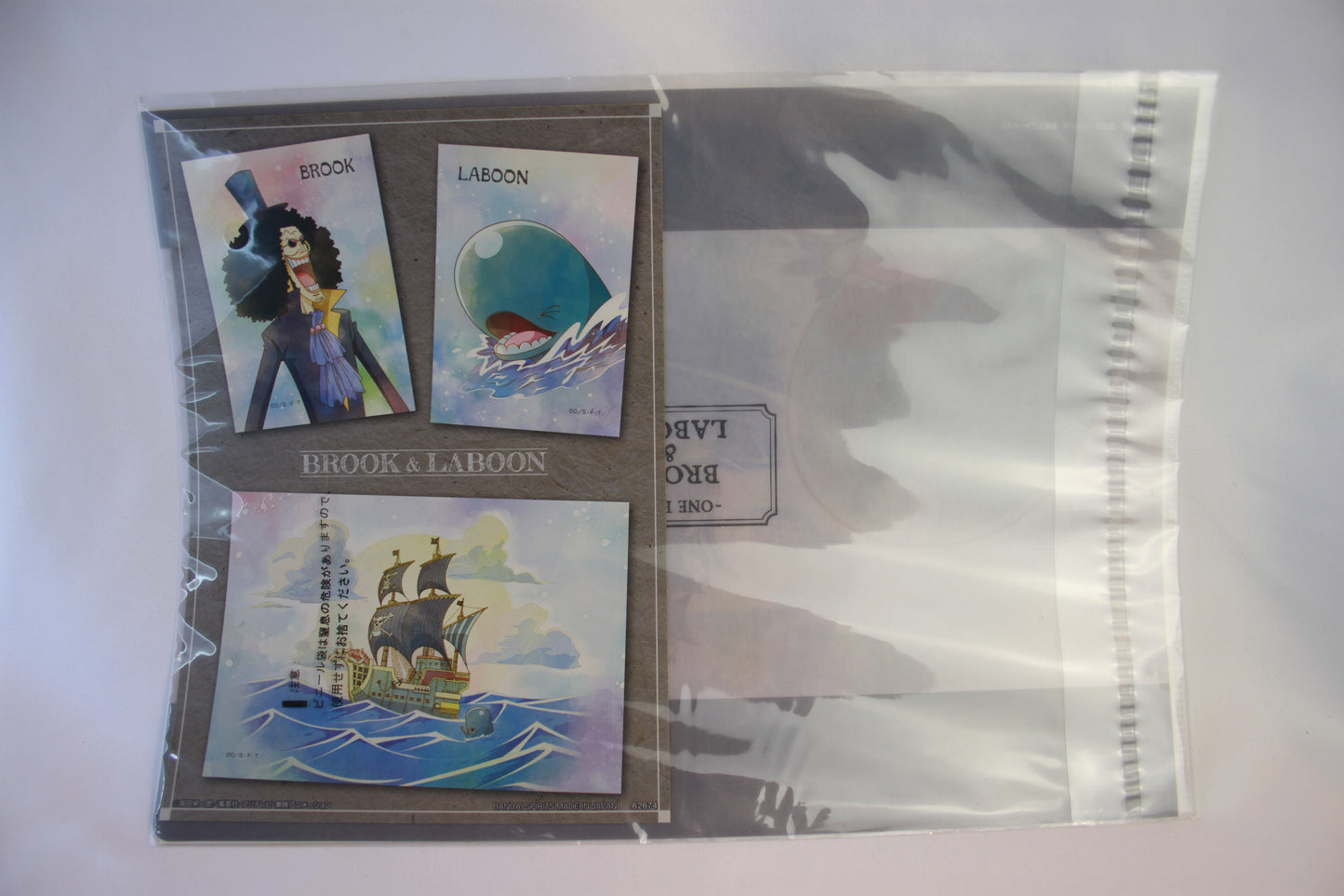 BROOK & LABOON ~ ONE PIECE // CLEAR FILE + STICKERS