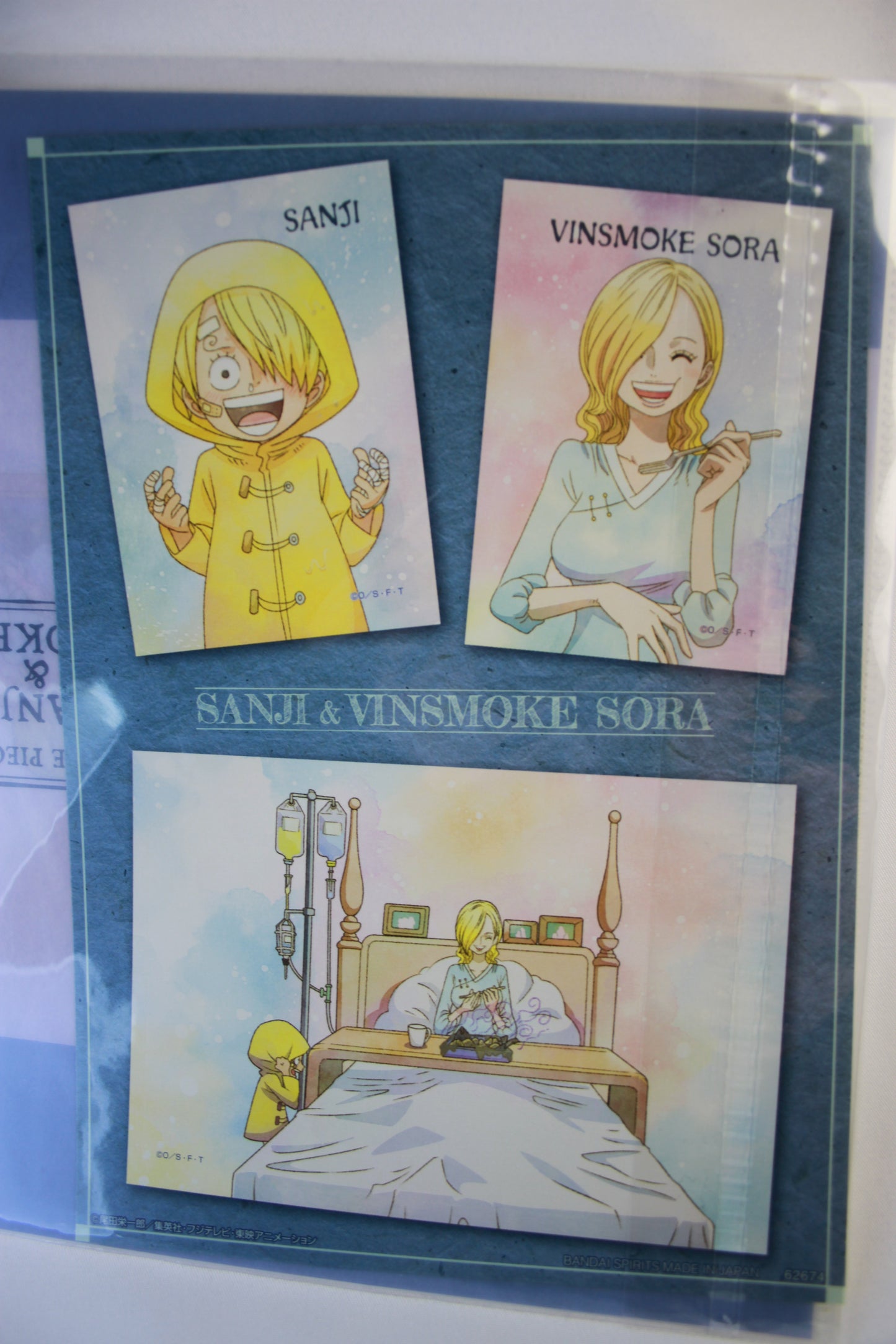 SANJI & SORA ~ ONE PIECE // CLEAR FILE + STICKERS