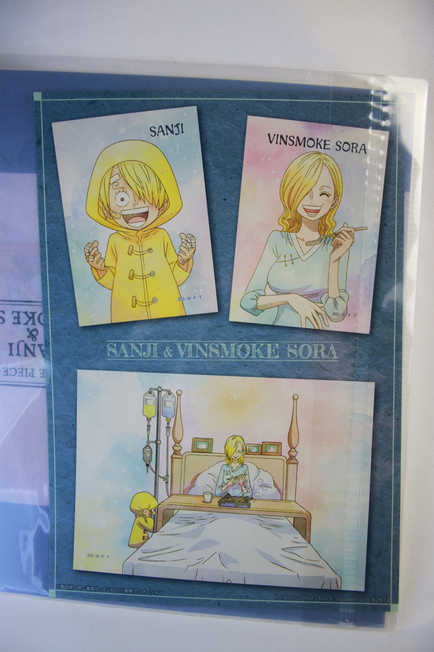 SANJI & SORA ~ ONE PIECE // CLEAR FILE + STICKERS