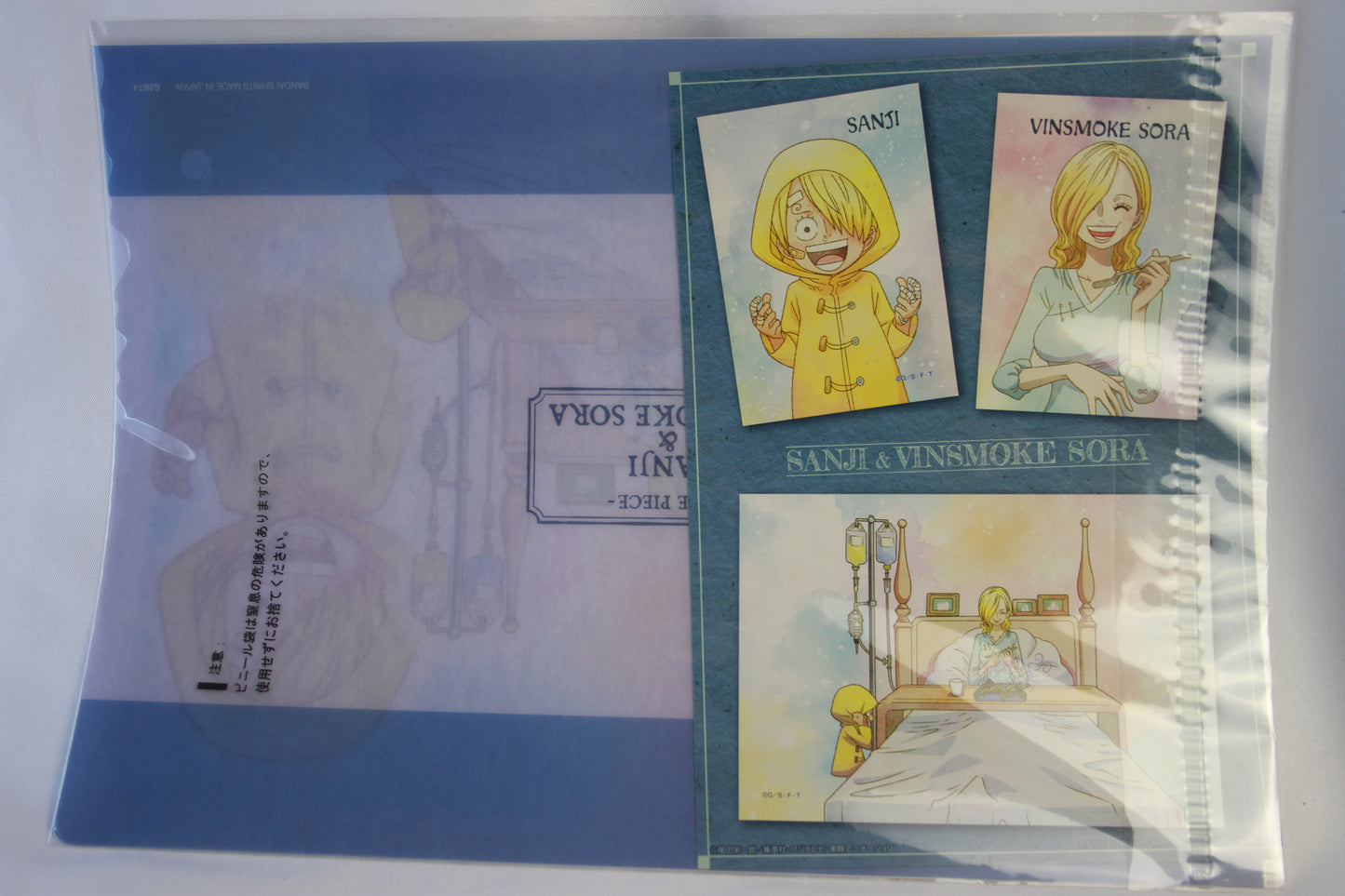 SANJI & SORA ~ ONE PIECE // CLEAR FILE + STICKERS