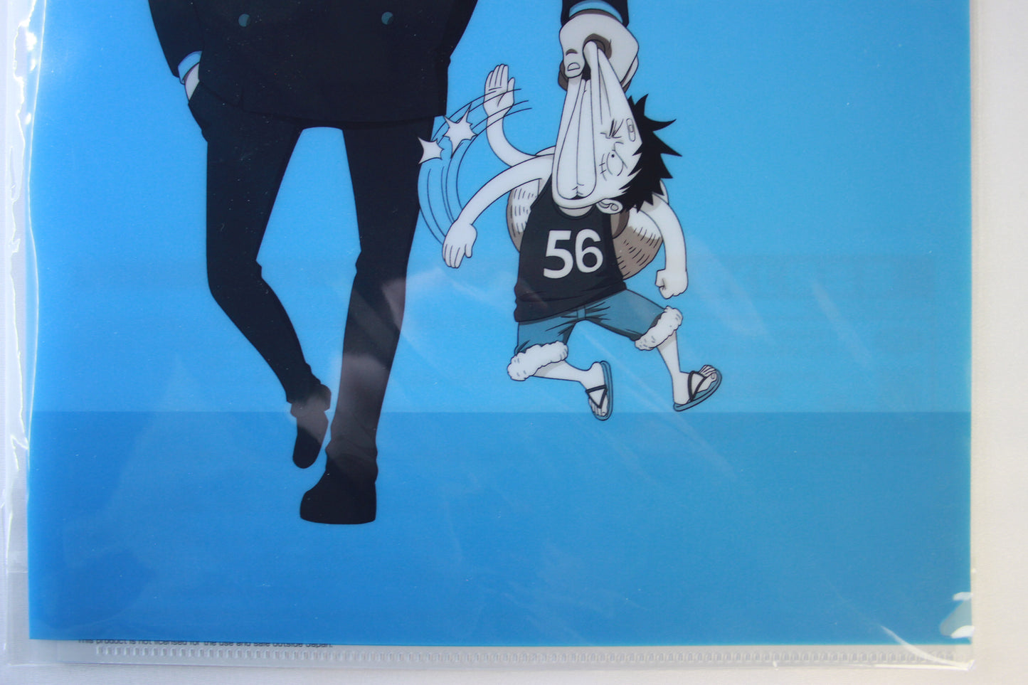 LUFFY & GARP ~ ONE PIECE // CLEAR FILE + STICKERS