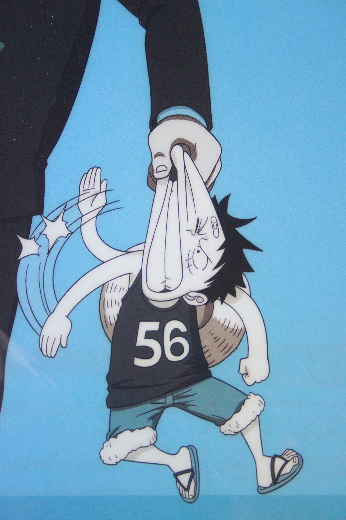 LUFFY & GARP ~ ONE PIECE // CLEAR FILE + STICKERS