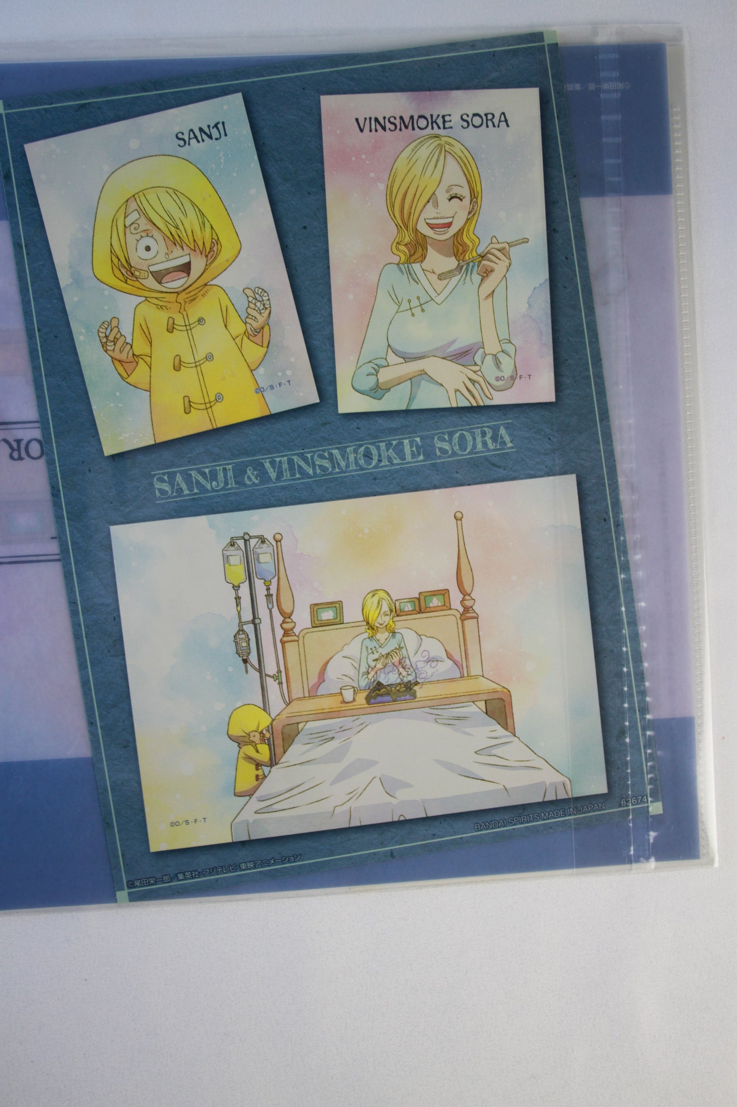 SANJI & SORA ~ ONE PIECE // CLEAR FILE + STICKERS