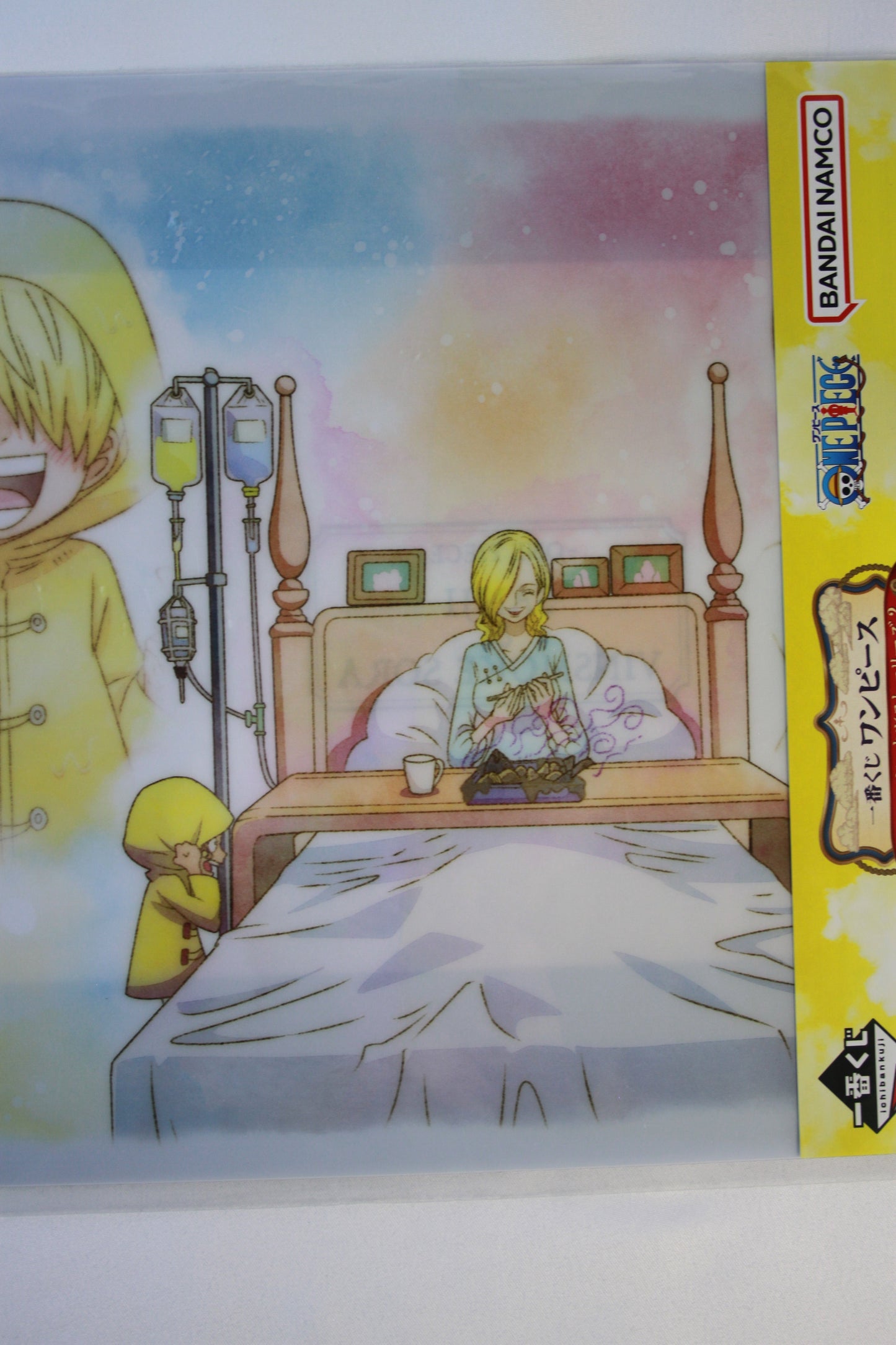 Product packaging with anime-style illustration and BANDAI NAMCO branding
