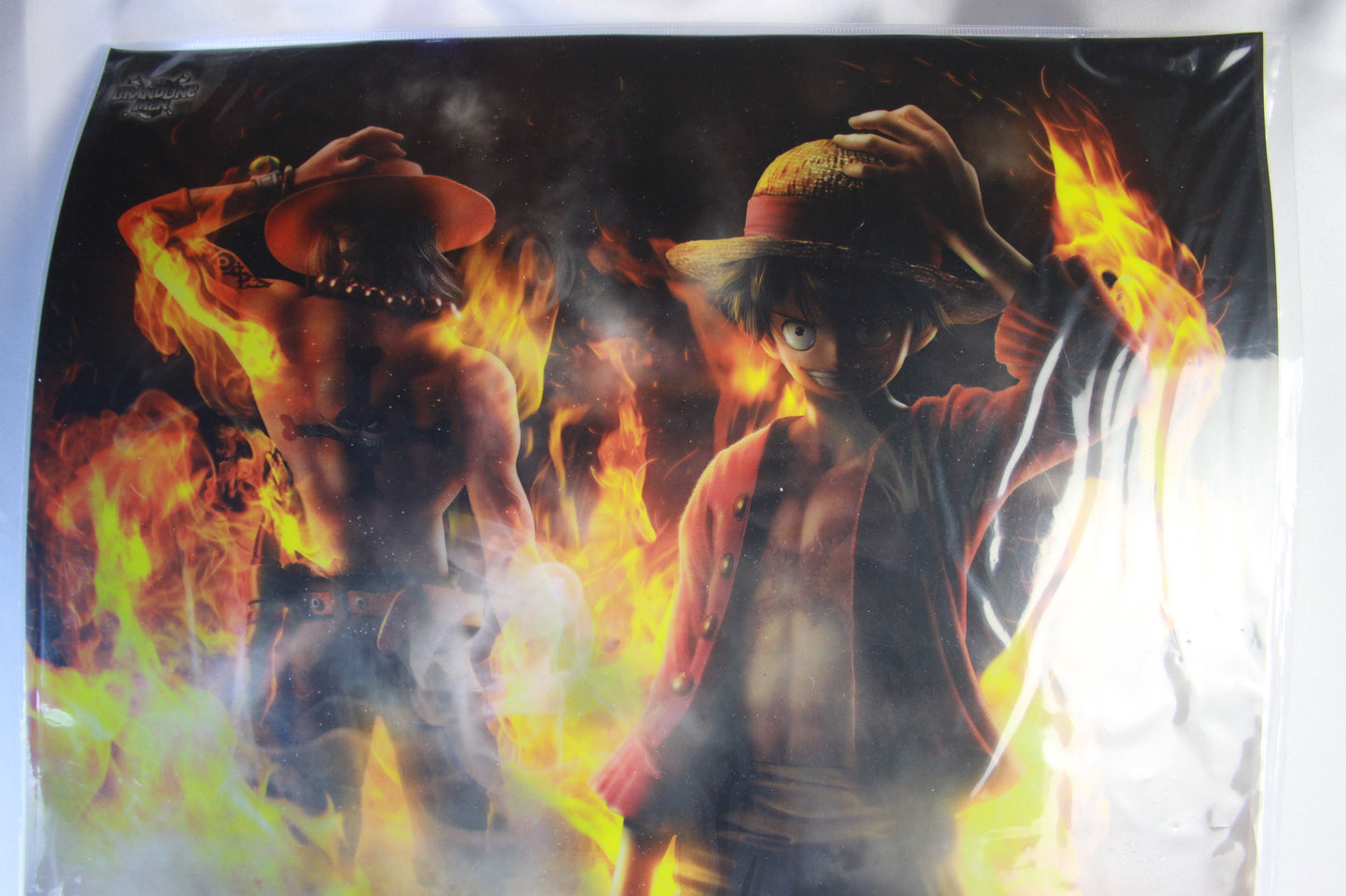 LUFFY & ACE ~ ONE PIECE // CLEAR POSTER