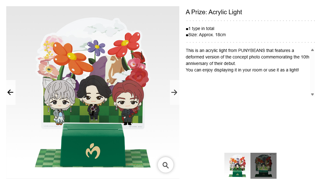 Mrs. GREEN APPLE ~ ICHIBAN KUJI X BANDAI // PRIZE DRAW