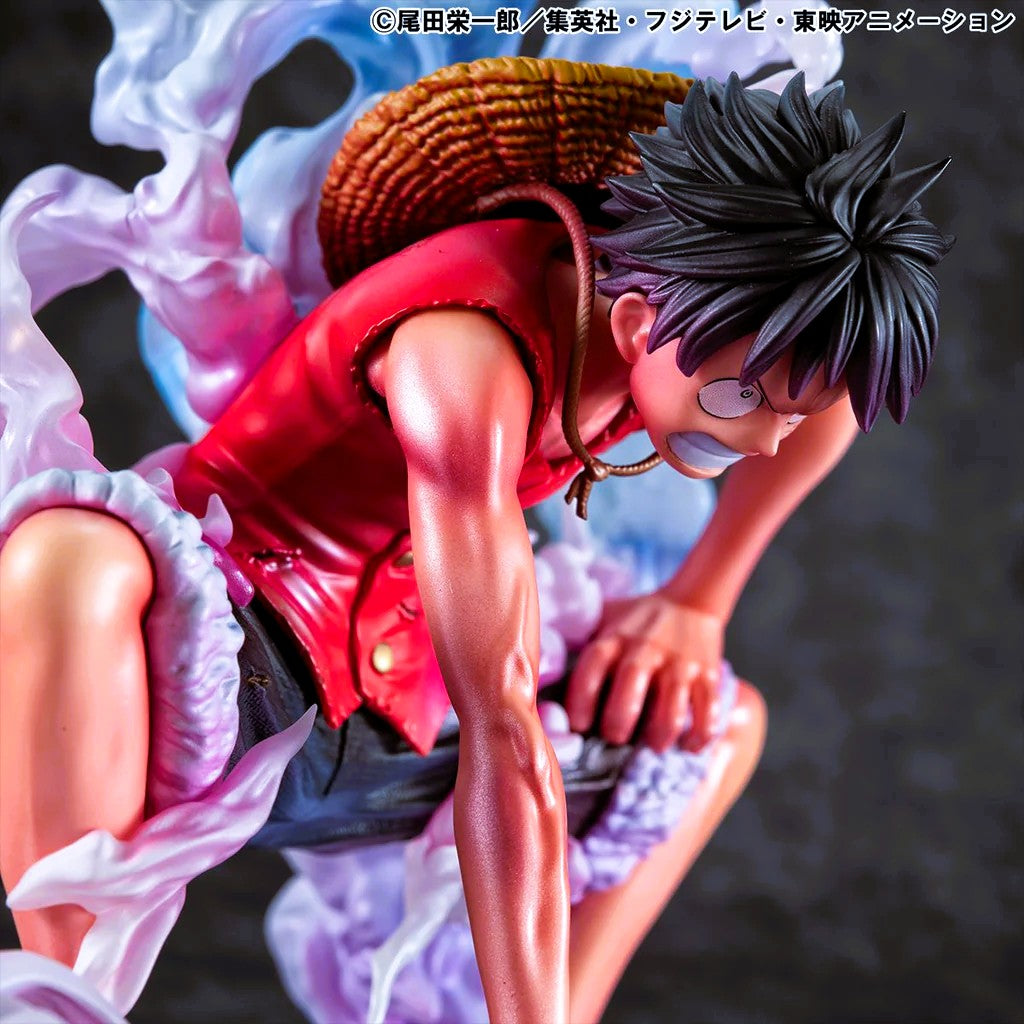 ONE PIECE ★ FIGURINE ★ PORTRAIT.OF.PIRATES "LIMITED EDITION" ★ MONKEY D. LUFFY GEAR 2 // MEGAHOUSE