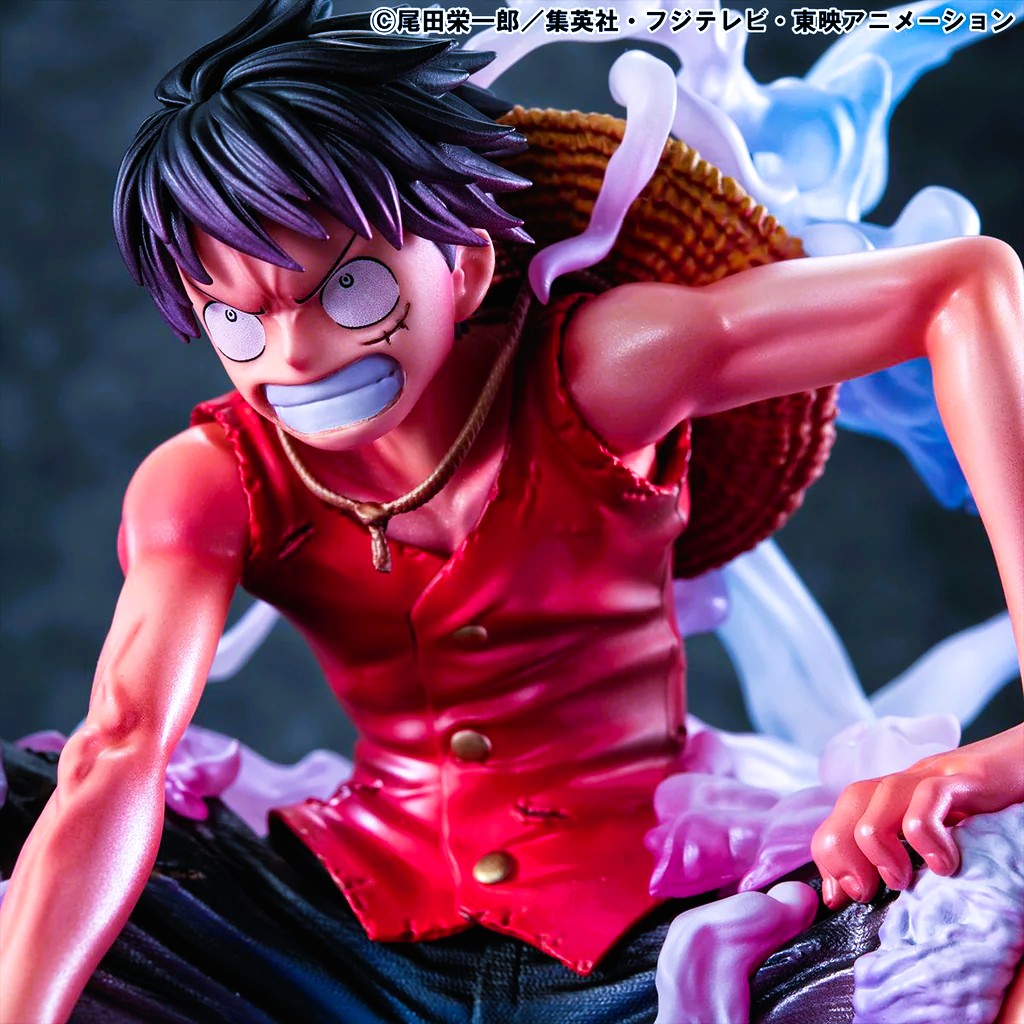 ONE PIECE ★ FIGURINE ★ PORTRAIT.OF.PIRATES "LIMITED EDITION" ★ MONKEY D. LUFFY GEAR 2 // MEGAHOUSE