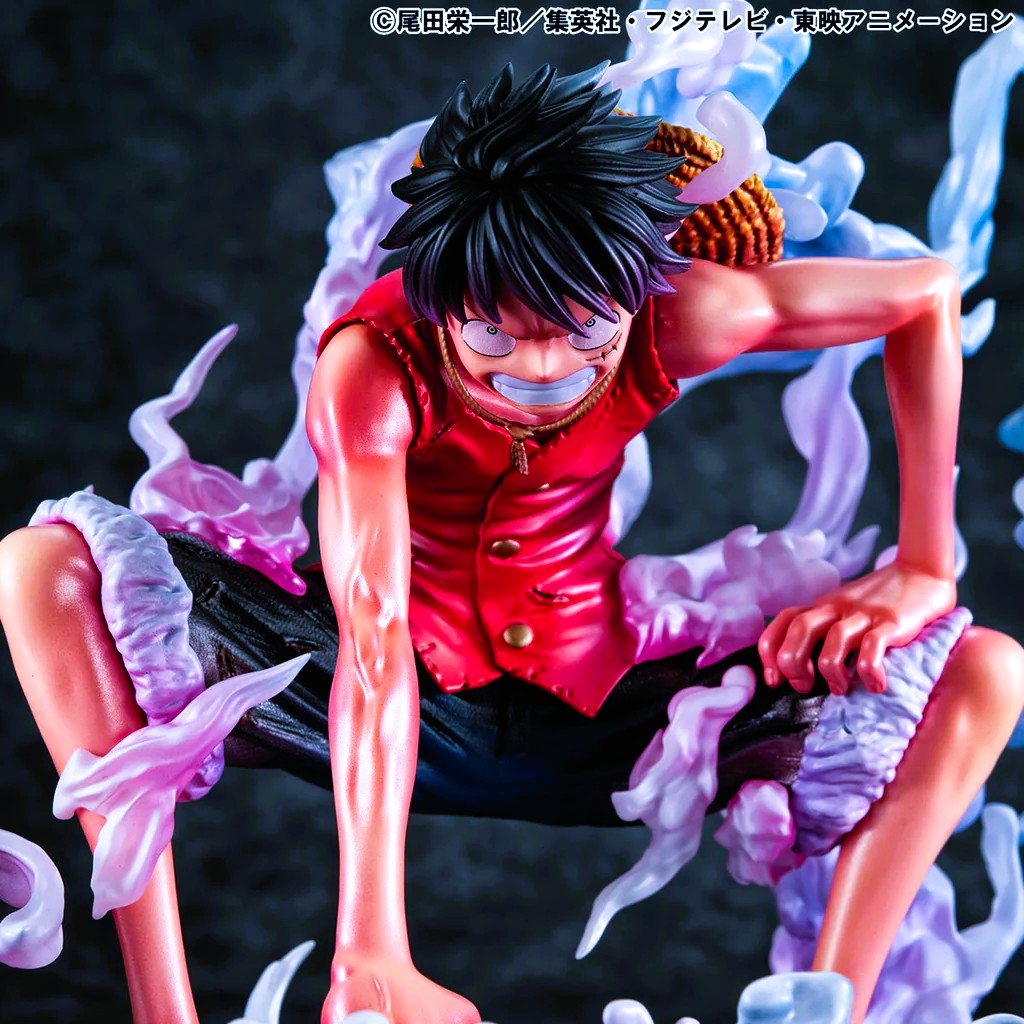 ONE PIECE ★ FIGURINE ★ PORTRAIT.OF.PIRATES "LIMITED EDITION" ★ MONKEY D. LUFFY GEAR 2 // MEGAHOUSE