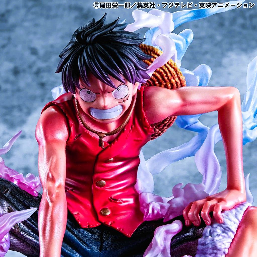 ONE PIECE ★ FIGURINE ★ PORTRAIT.OF.PIRATES "LIMITED EDITION" ★ MONKEY D. LUFFY GEAR 2 // MEGAHOUSE
