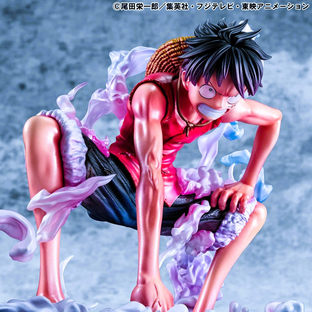ONE PIECE ★ FIGURINE ★ PORTRAIT.OF.PIRATES "LIMITED EDITION" ★ MONKEY D. LUFFY GEAR 2 // MEGAHOUSE