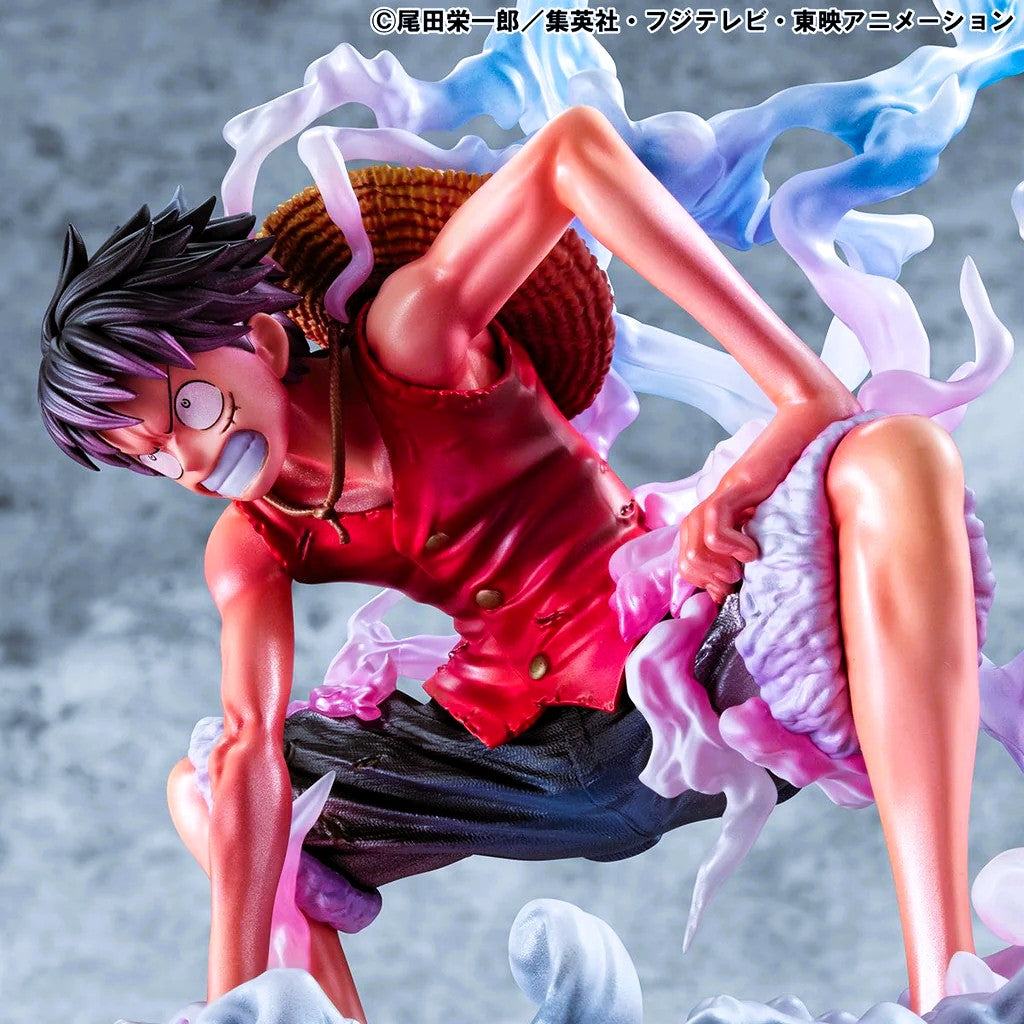 ONE PIECE ★ FIGURINE ★ PORTRAIT.OF.PIRATES "LIMITED EDITION" ★ MONKEY D. LUFFY GEAR 2 // MEGAHOUSE