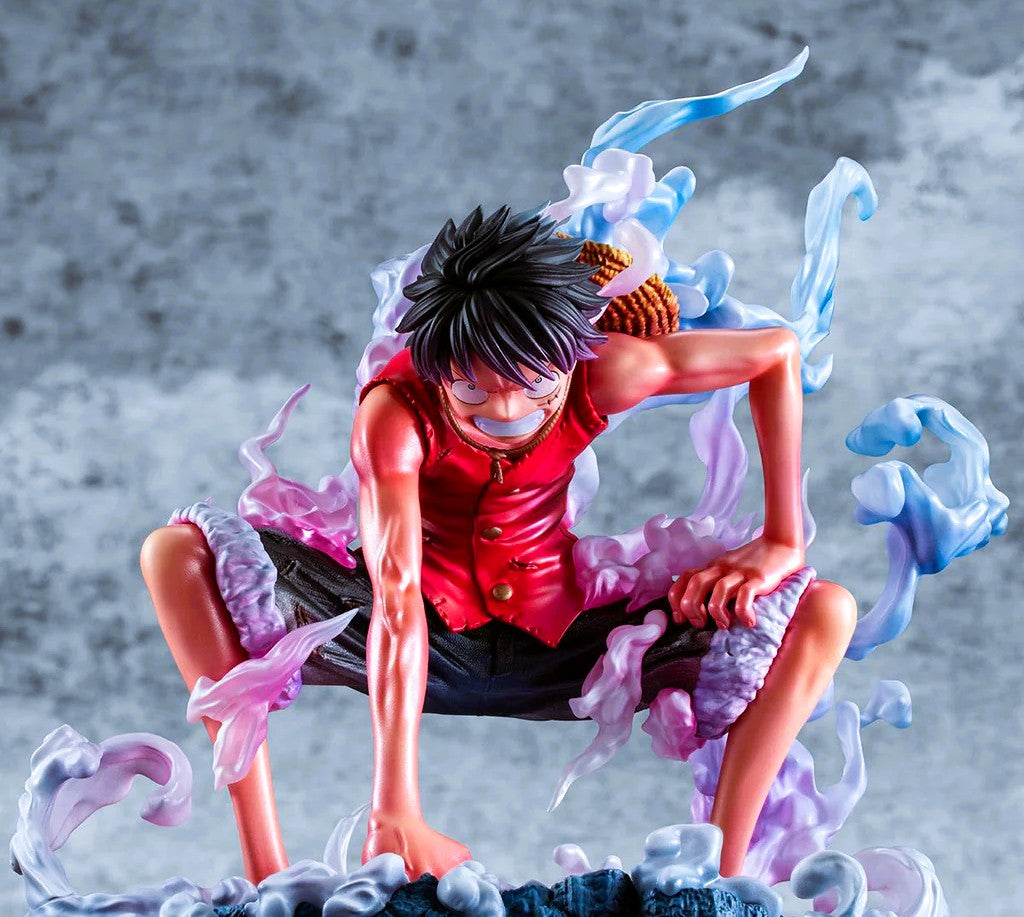 ONE PIECE ★ FIGURINE ★ PORTRAIT.OF.PIRATES "LIMITED EDITION" ★ MONKEY D. LUFFY GEAR 2 // MEGAHOUSE