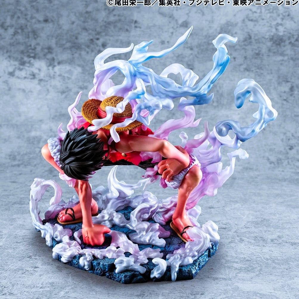 ONE PIECE ★ FIGURINE ★ PORTRAIT.OF.PIRATES "LIMITED EDITION" ★ MONKEY D. LUFFY GEAR 2 // MEGAHOUSE