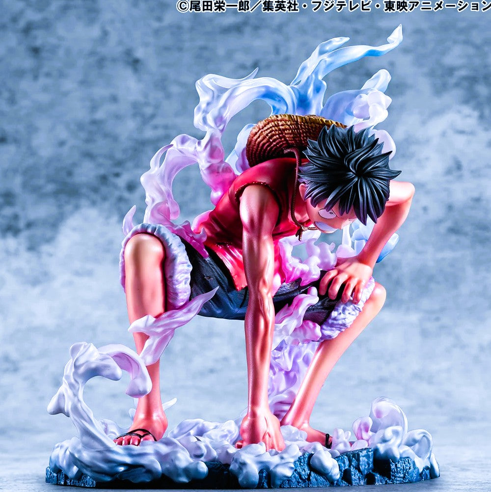 ONE PIECE ★ FIGURINE ★ PORTRAIT.OF.PIRATES "LIMITED EDITION" ★ MONKEY D. LUFFY GEAR 2 // MEGAHOUSE